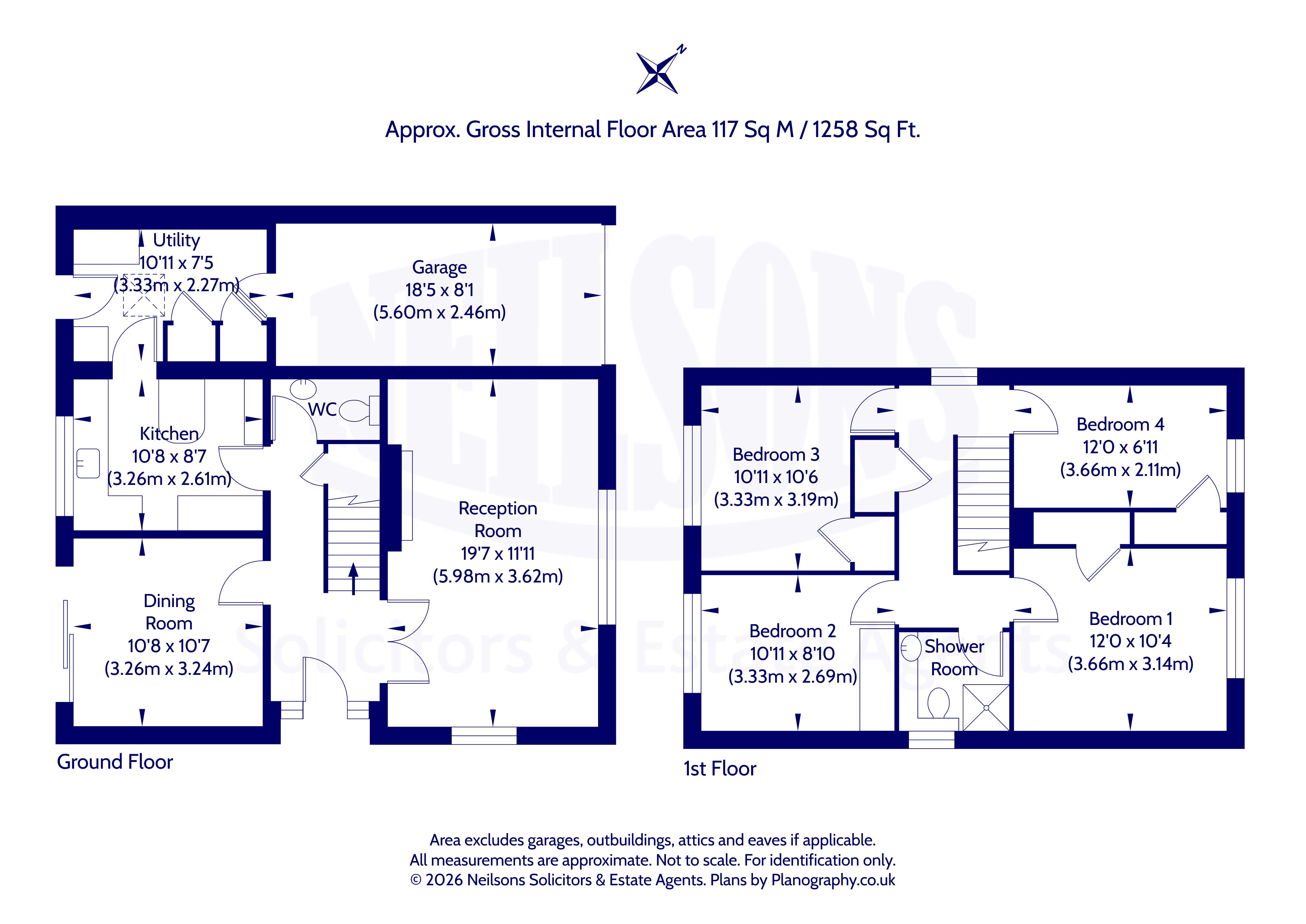 14, Balfour Terrace, Penicuik floorplan