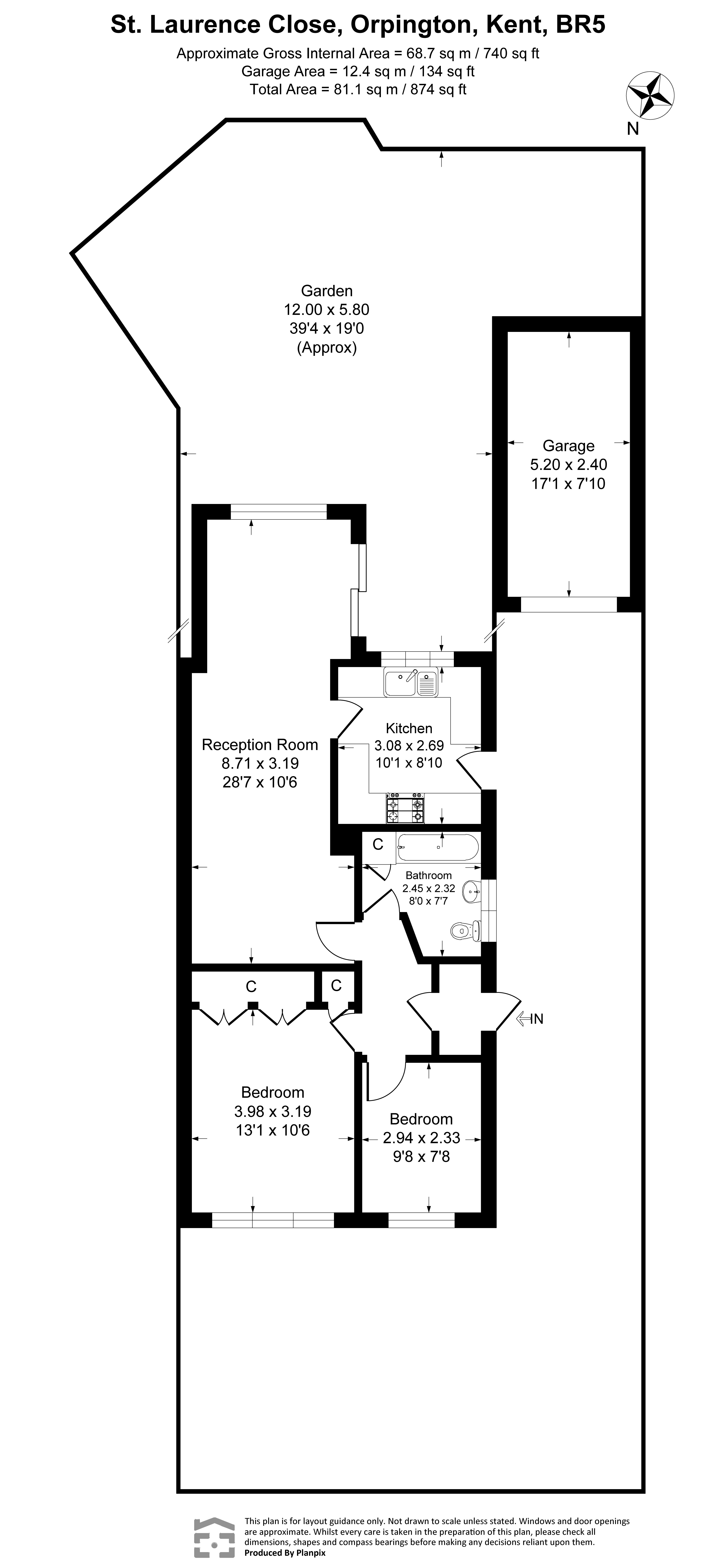 8, St. Laurence Close, Kent floorplan