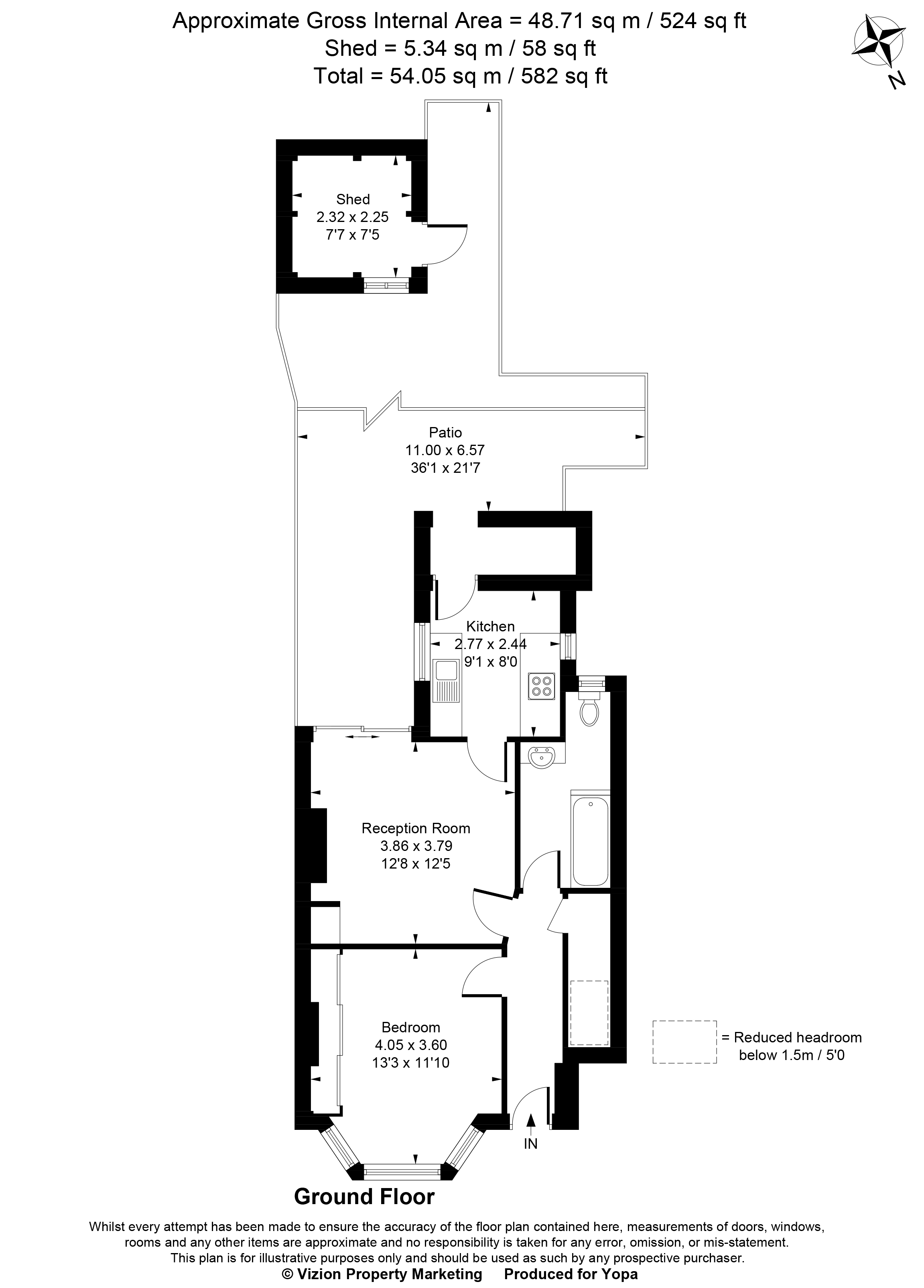 48, Heather Park Drive, Wembley floorplan