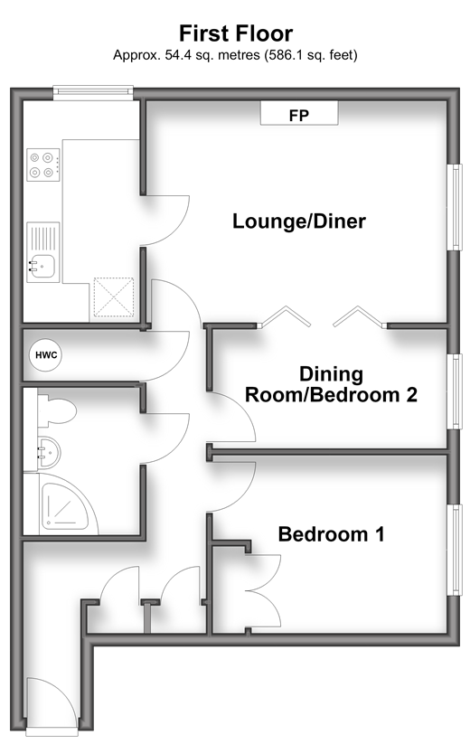 Monks Walk, Reigate floorplan