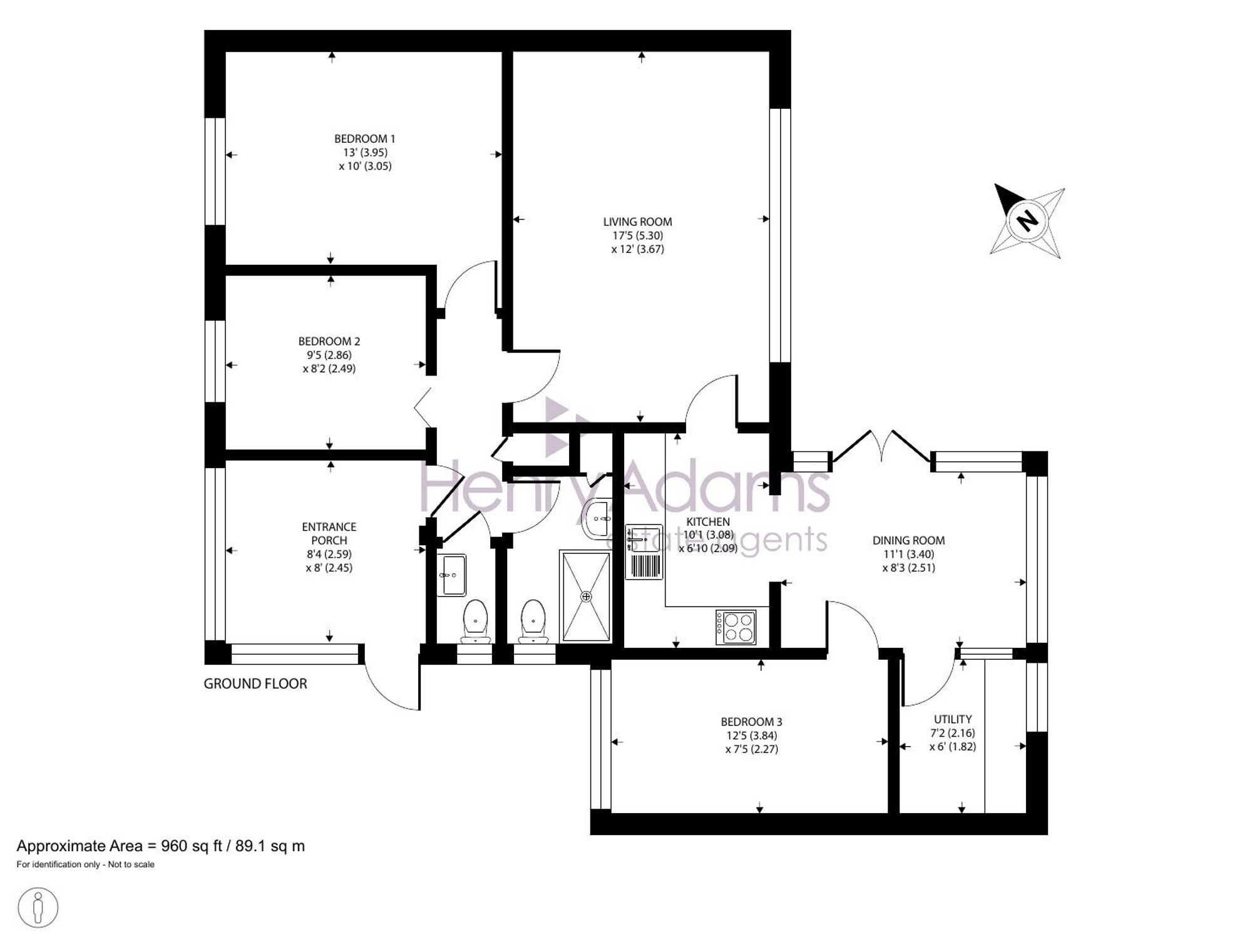 25 Croft Road, Chichester floorplan