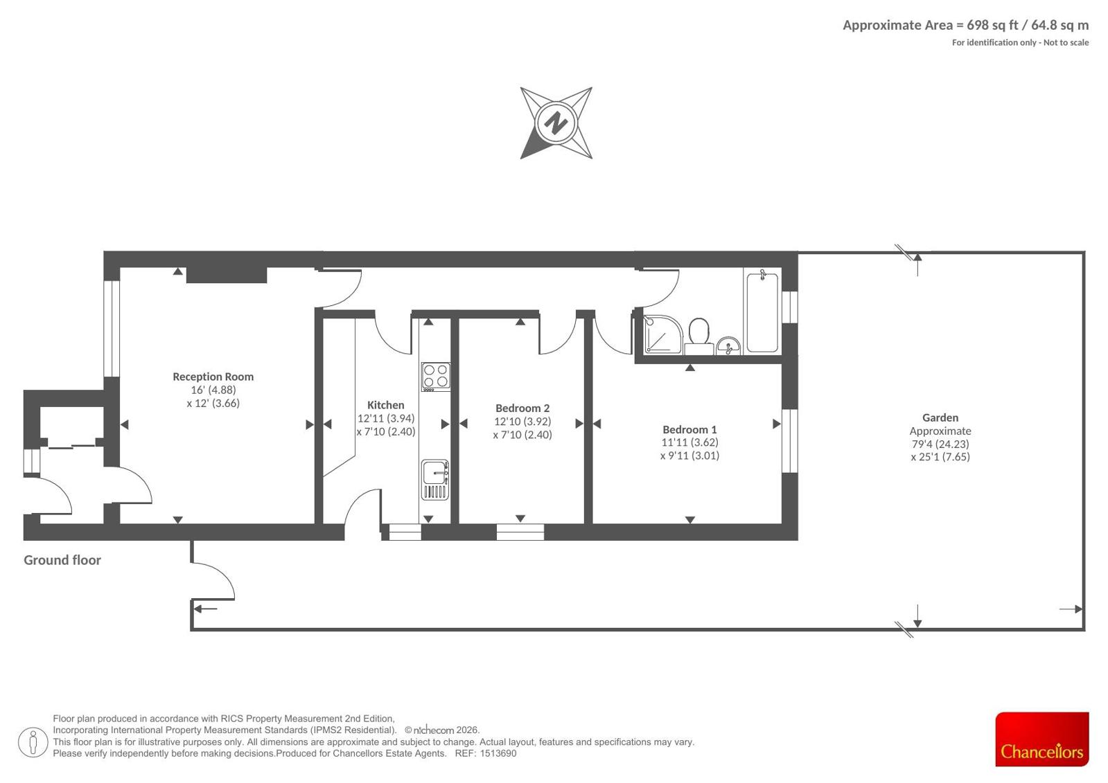 42, Farm Road, Oxfordshire floorplan