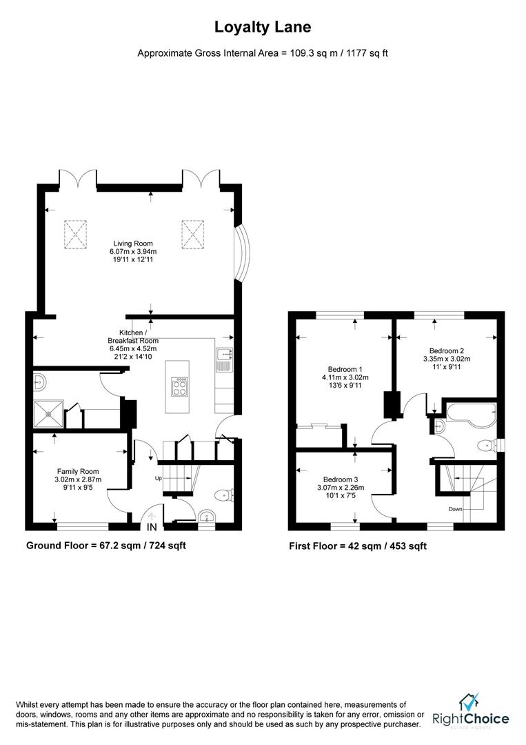 3, Loyalty Lane, Basingstoke floorplan