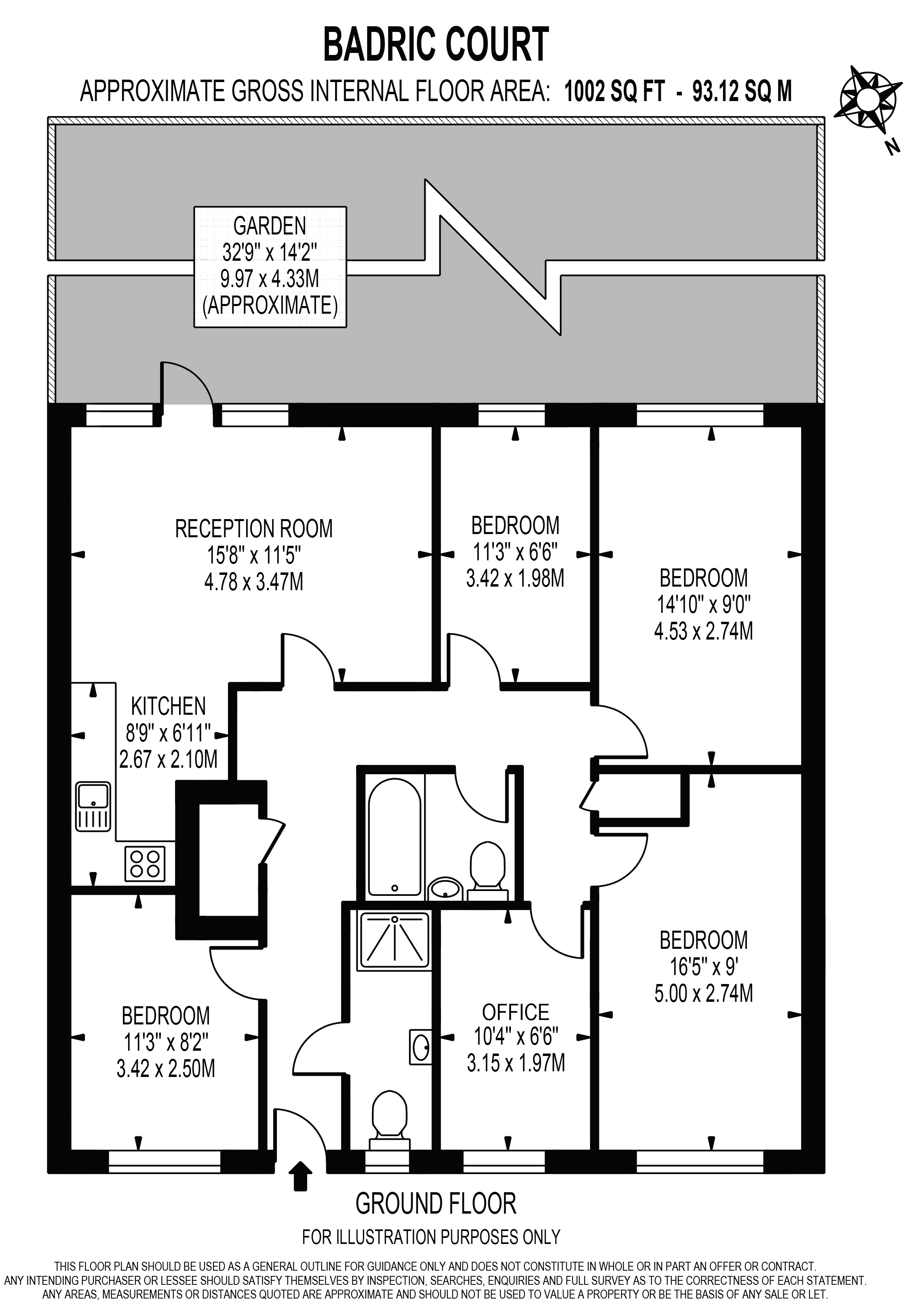 7, Badric Court, Battersea, Wandsworth floorplan