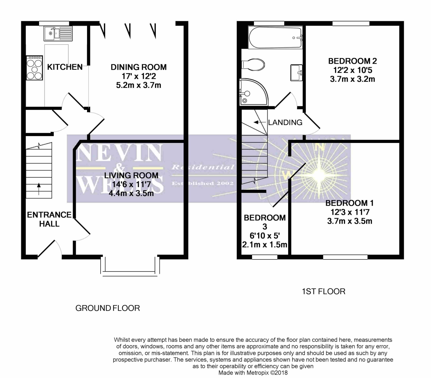 22, Milton Road, Egham floorplan