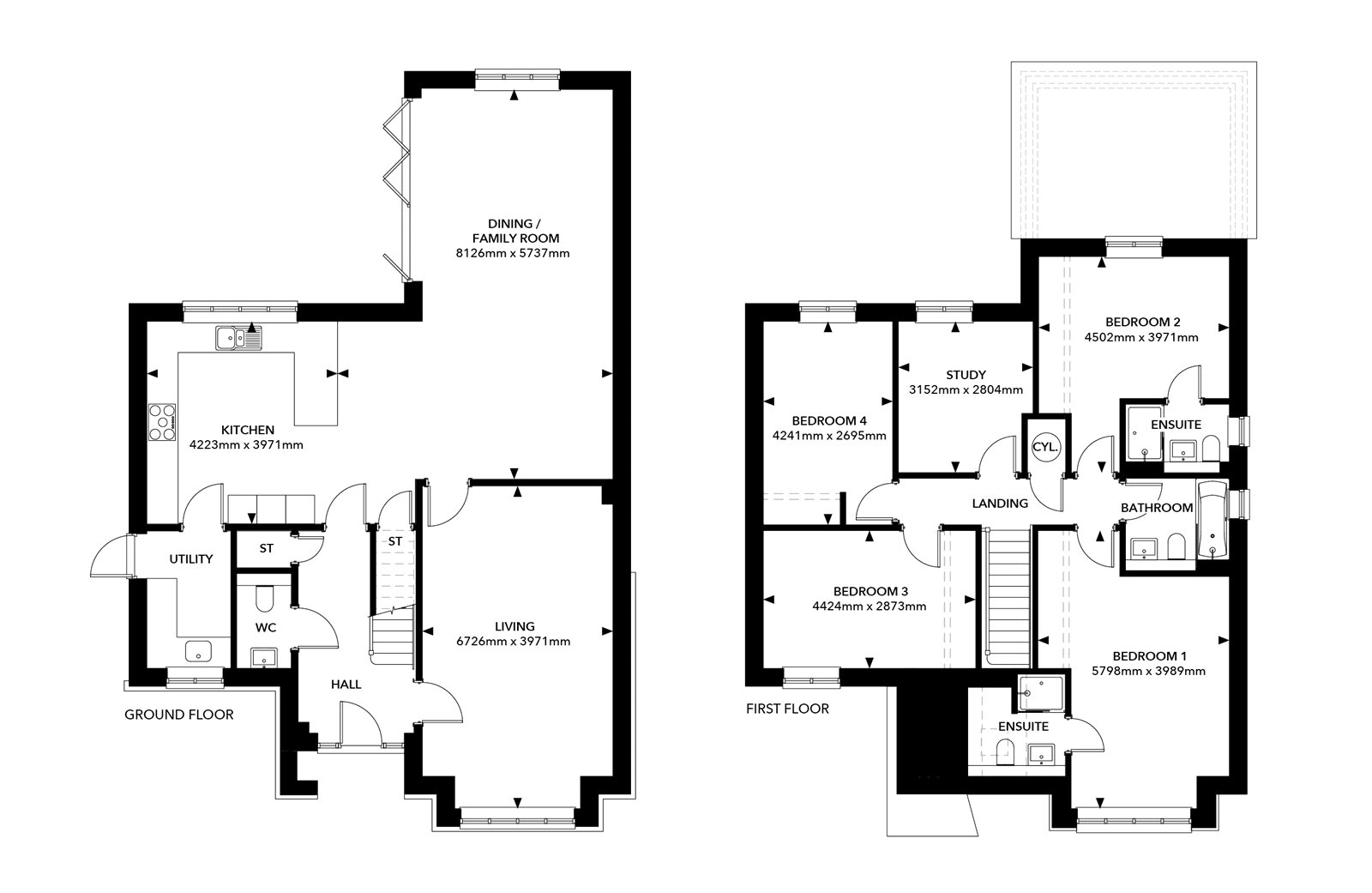 Plot 3 The Retreat Silver Birches, 64, Shelvers Way, Surrey floorplan