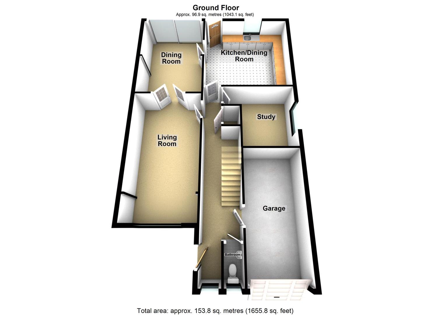 52, Wealstone Lane, Upton floorplan