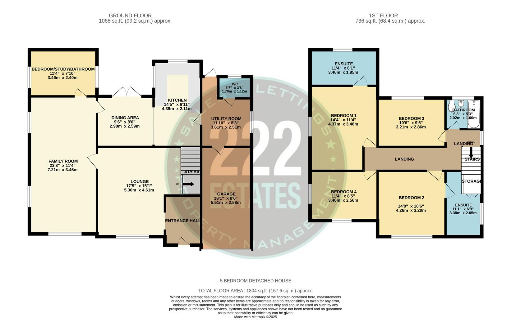 1, Warren Road, Warrington floorplan