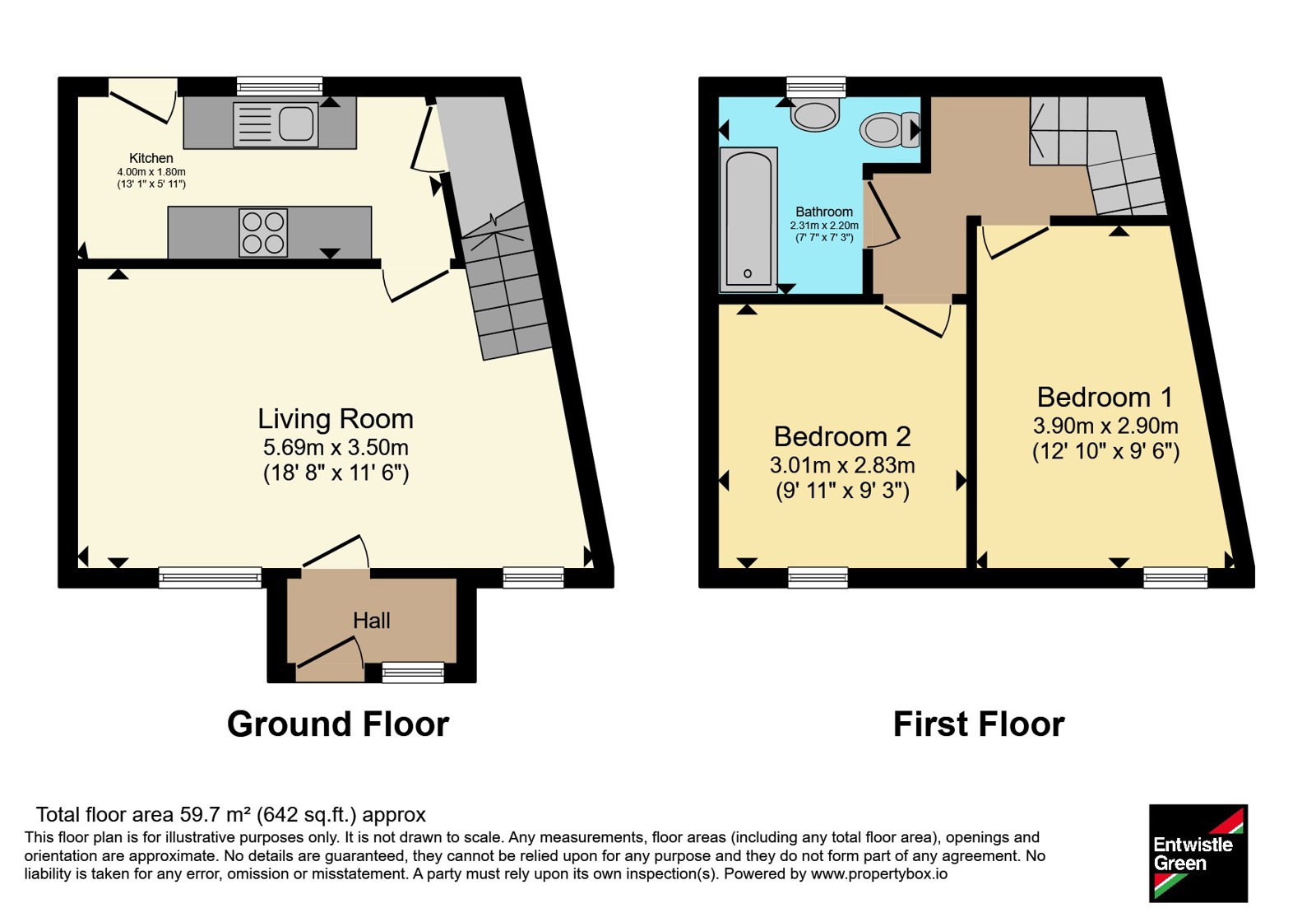 14, Halifax Road, Burnley floorplan