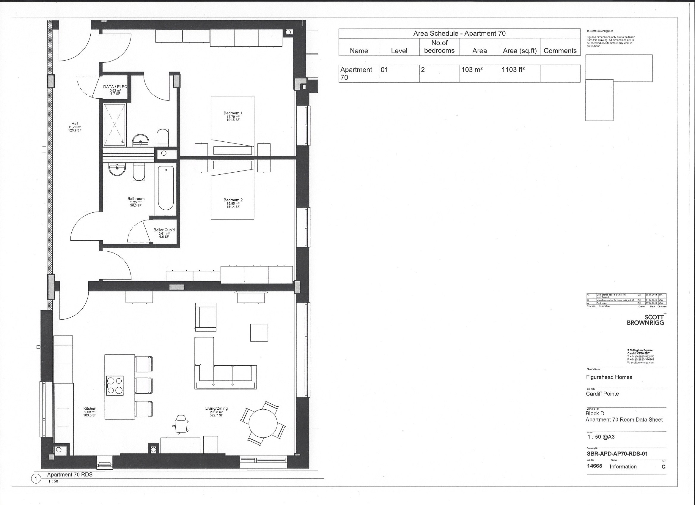 2 Bedrooms Flat for sale in Plas Bowles, Cardiff Bay CF11