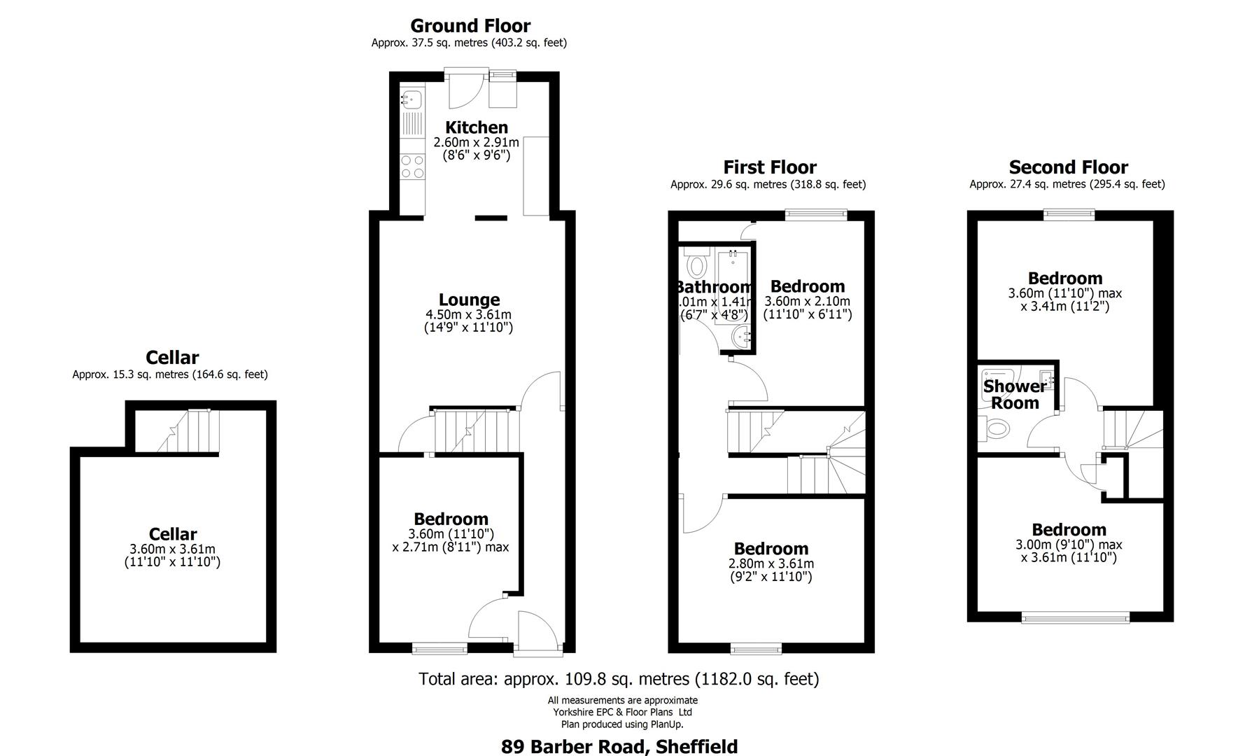 Barber Road, Sheffield floorplan
