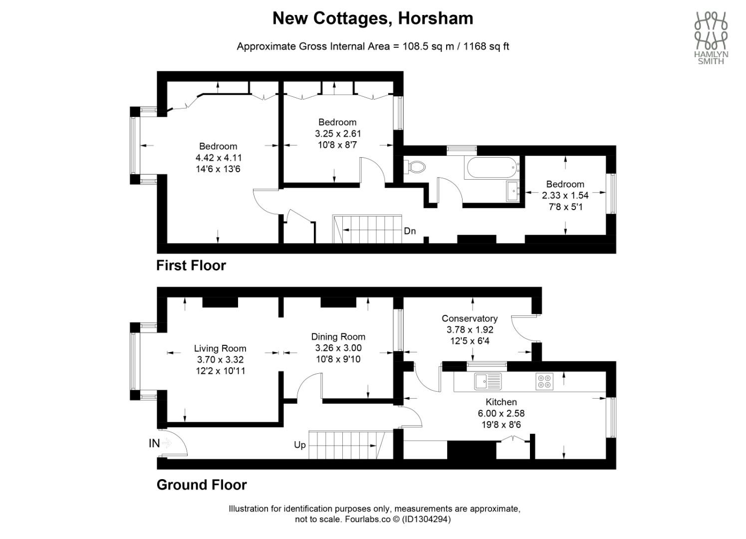 4 New Cottages, High Street, Partridge Green floorplan