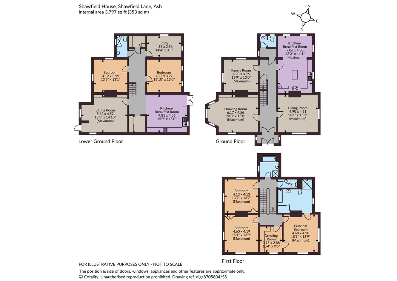 Shawfield Lane, Surrey floorplan