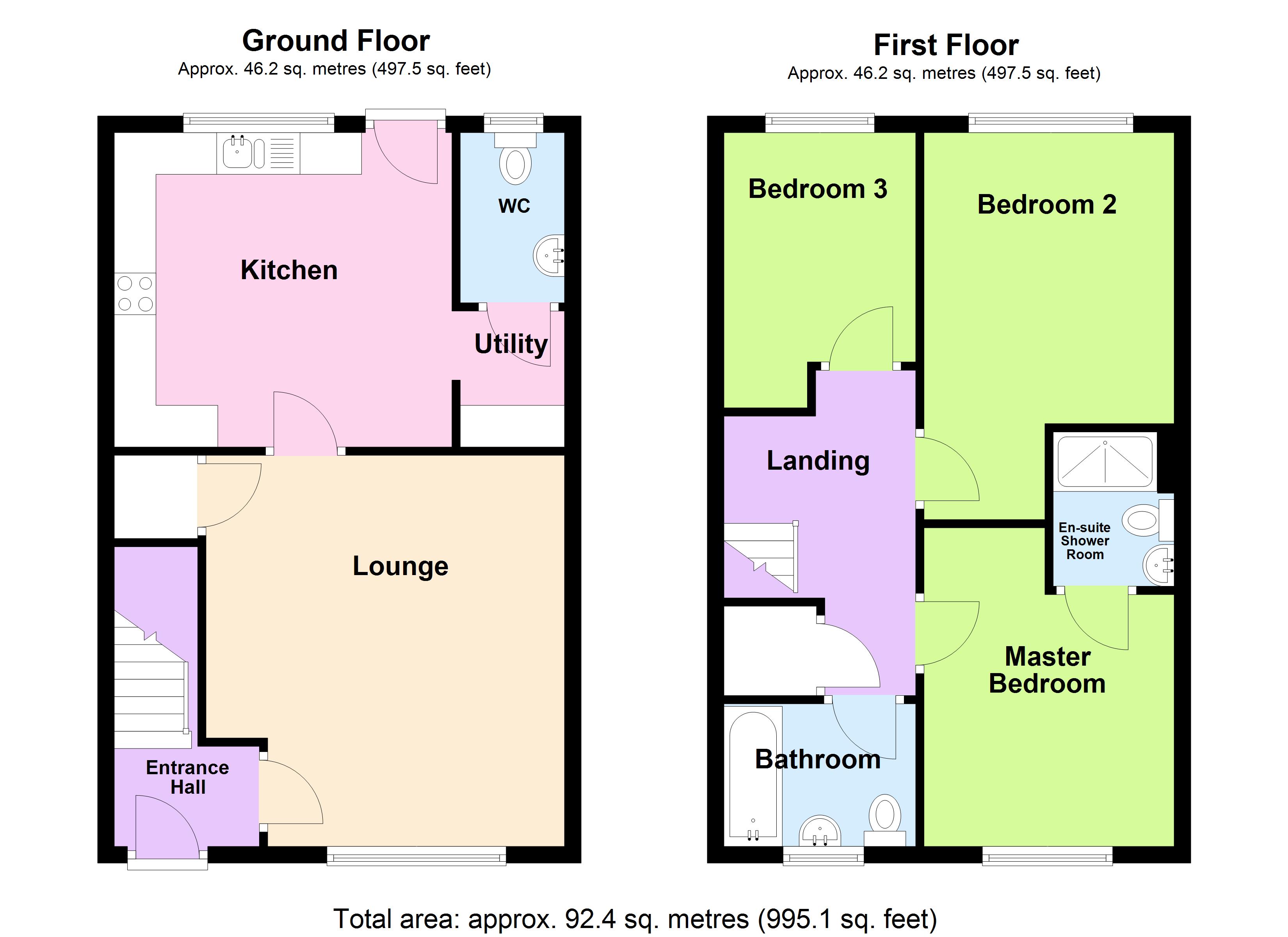 15, Silverwood Hill Way, Rotherham floorplan