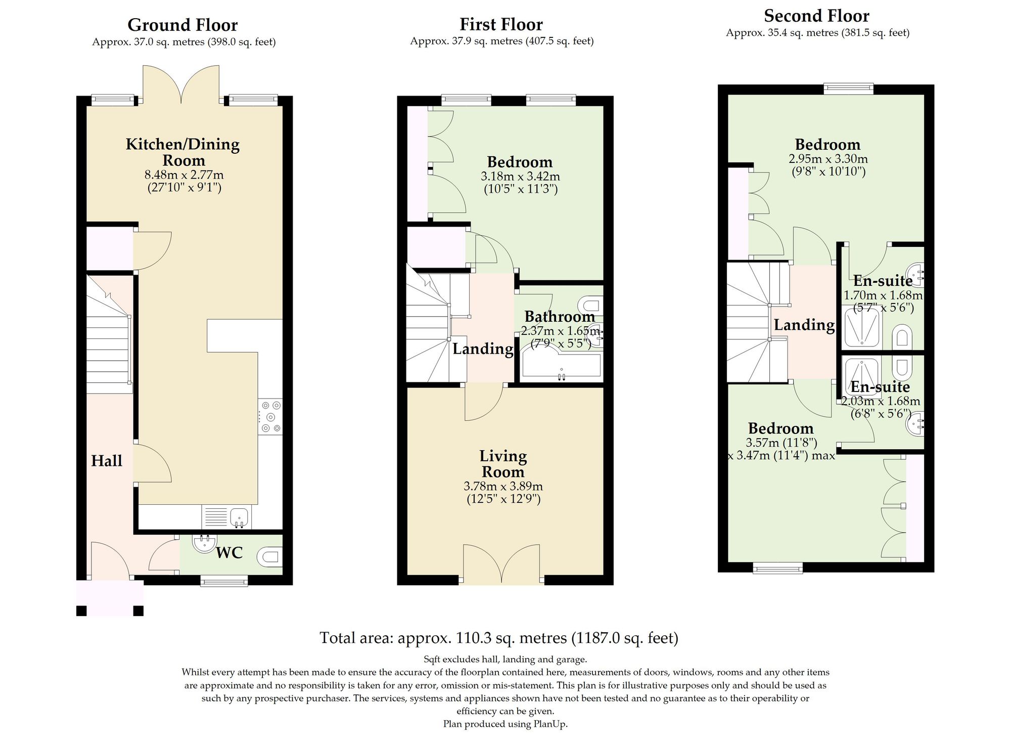 32 Nelson Close, Harleston floorplan