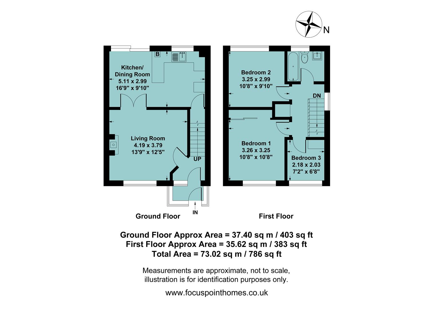 3, Longburges, Middleton Cheney floorplan