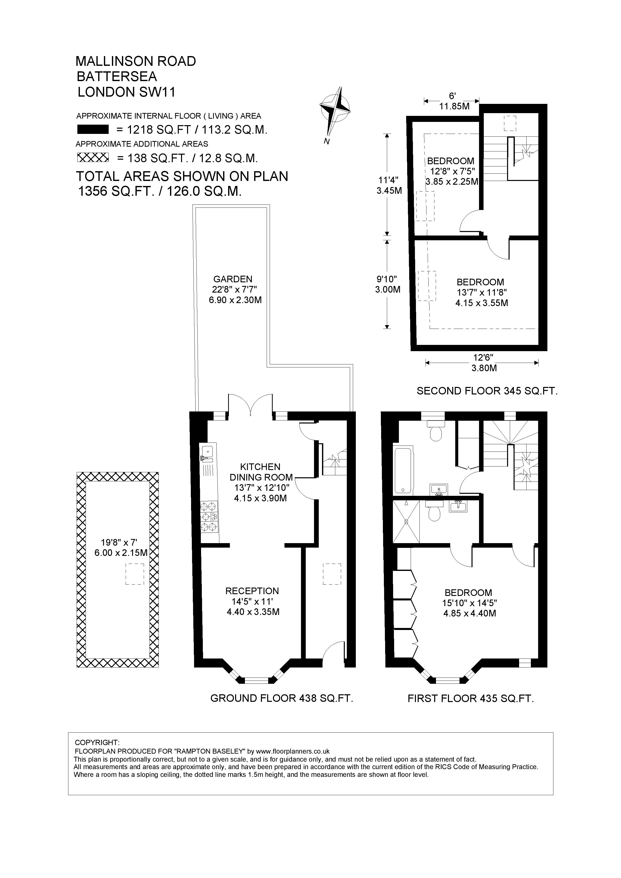 Mallinson Road, SW11 floorplan
