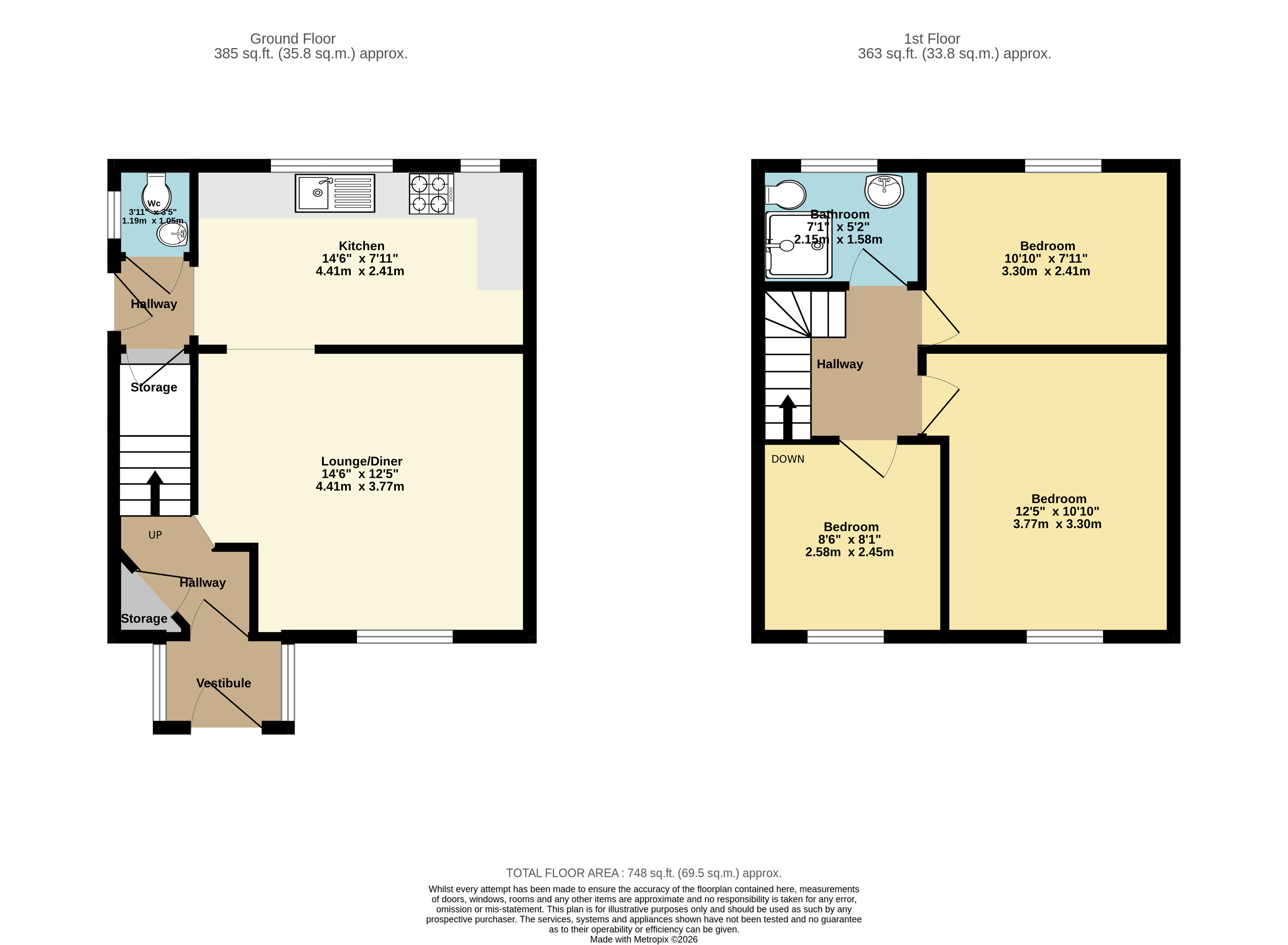 26, Chedworth Road, Bristol floorplan