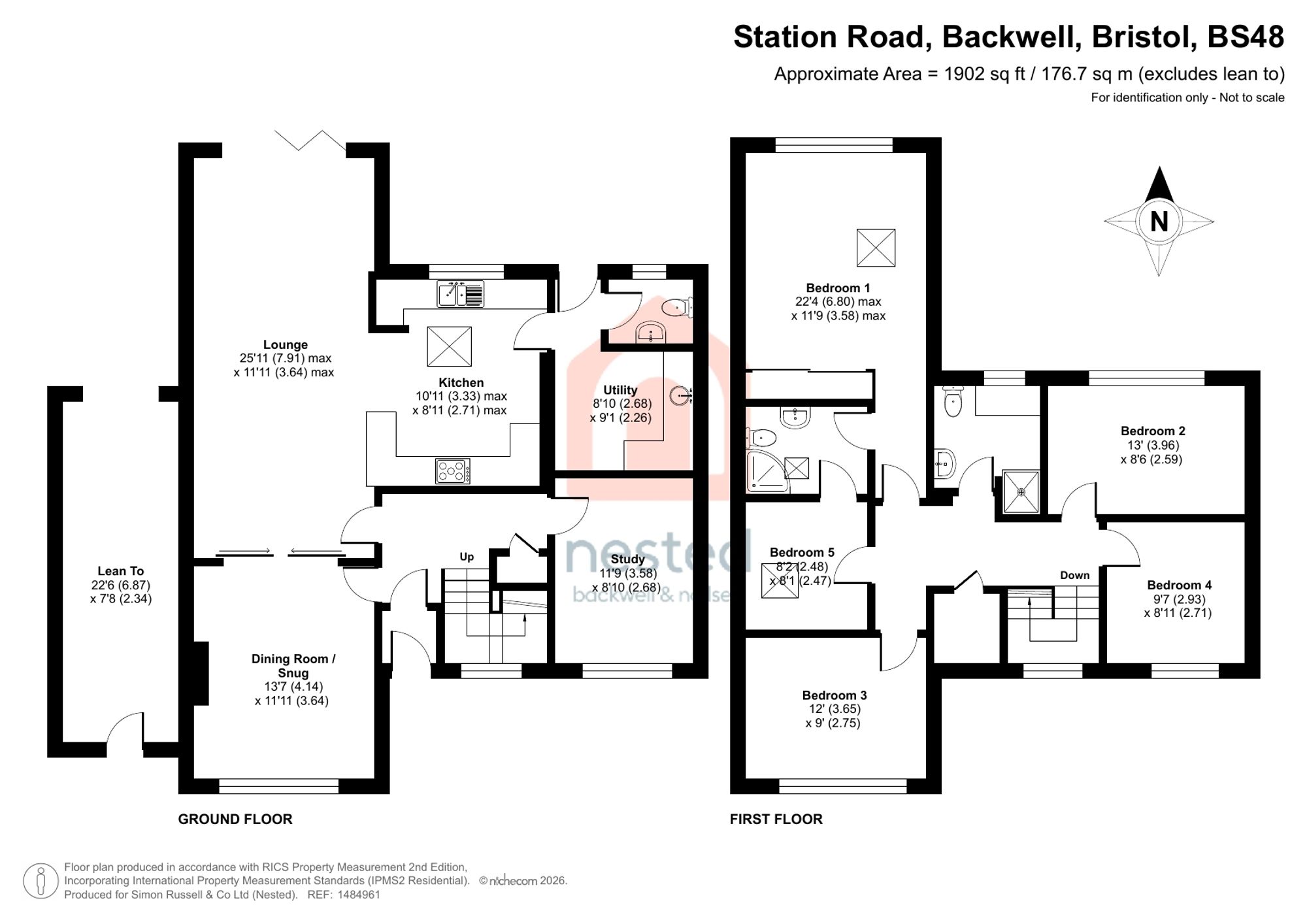 50 Station Road, Bristol floorplan