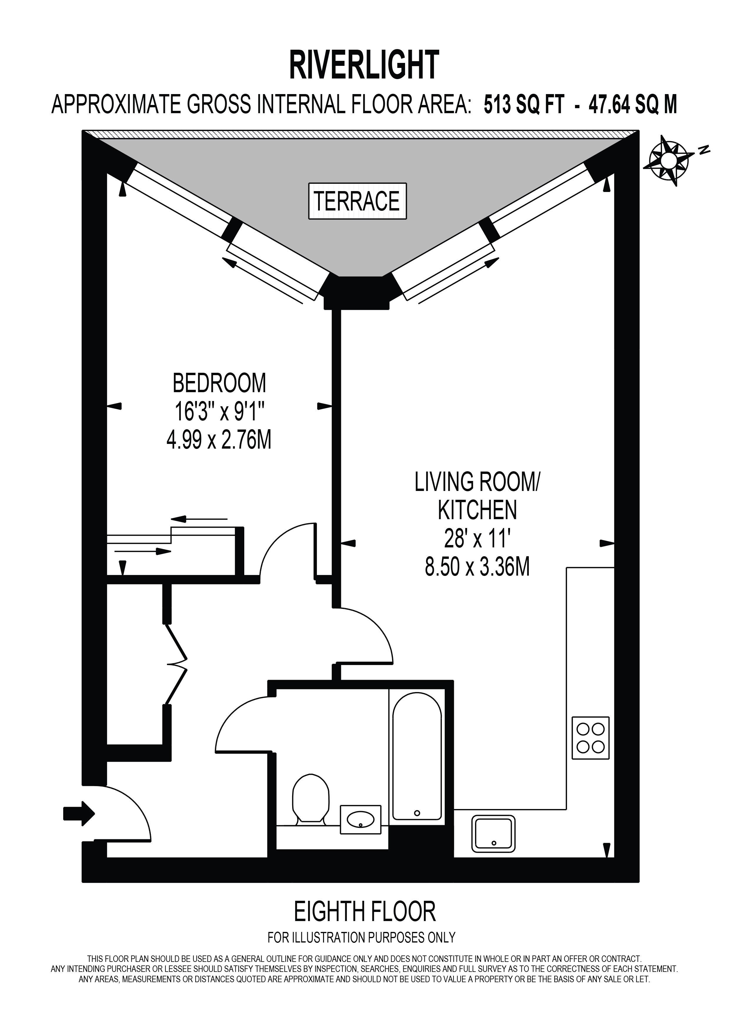 1 Bedrooms Flat to rent in Riverlight Quay, Nine Elms, London SW11