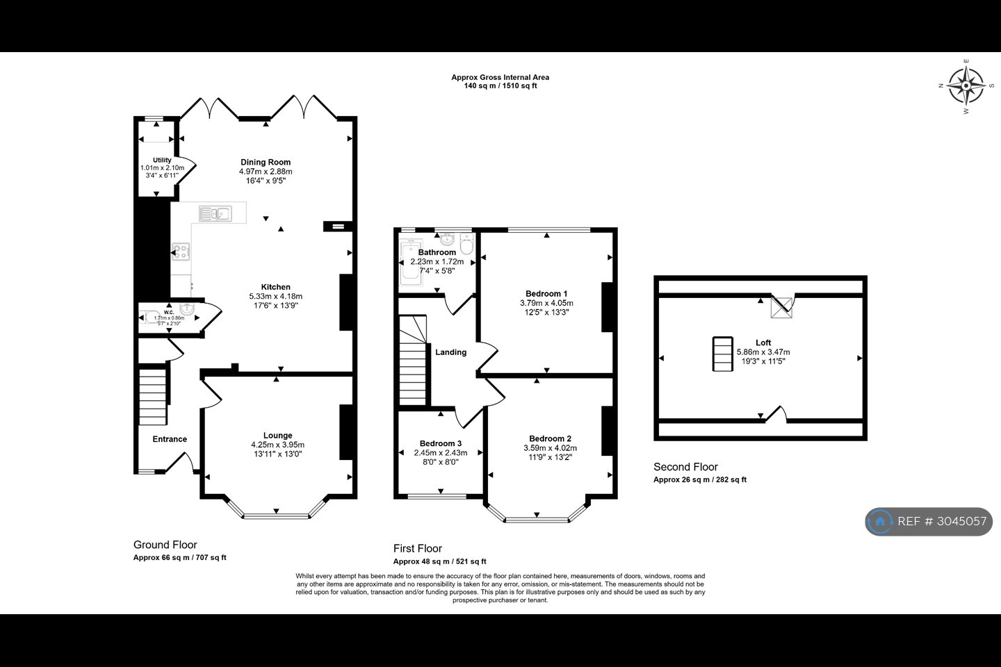 Navarino Road, Worthing floorplan