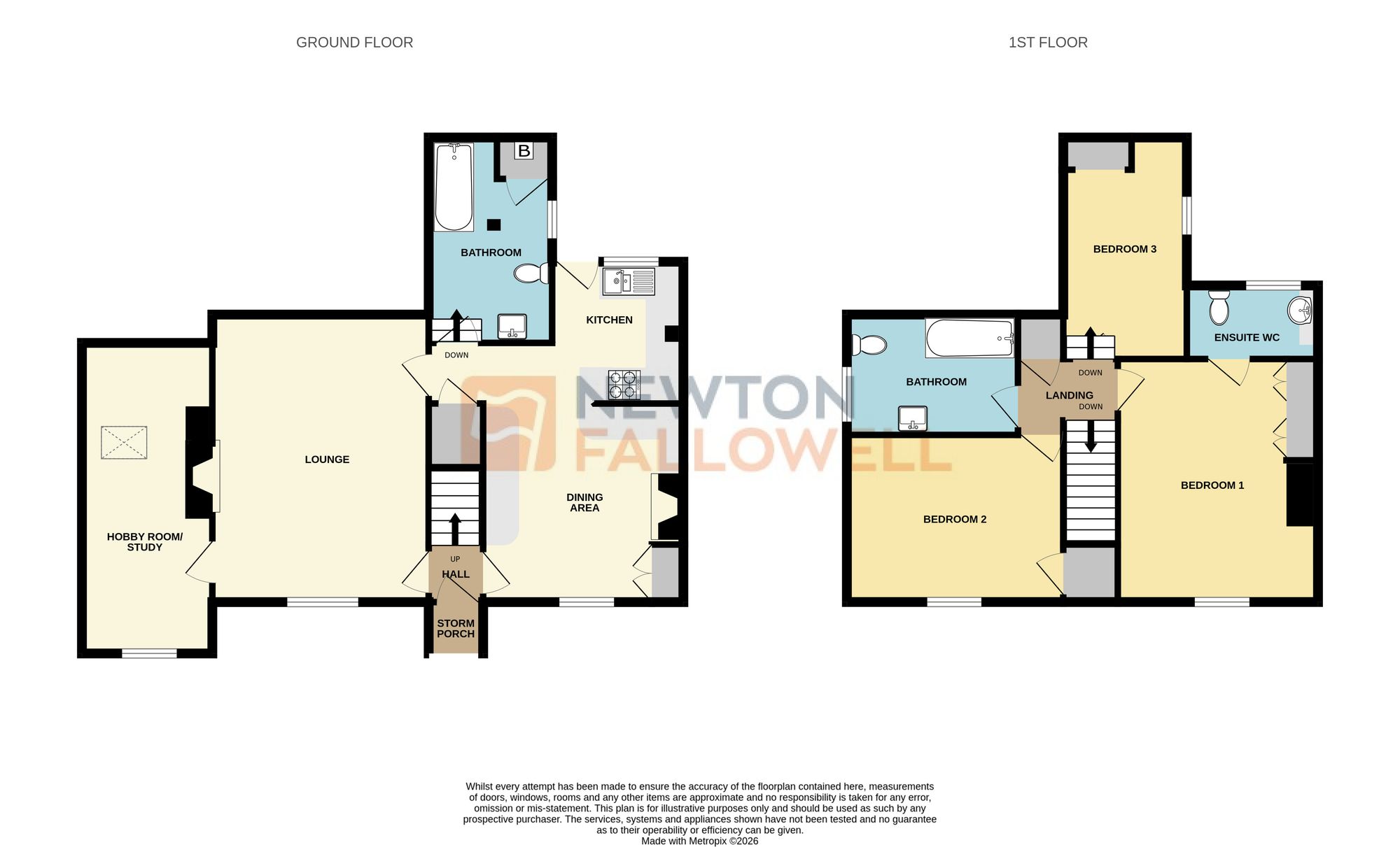 1 Woodhill Road, Newark floorplan