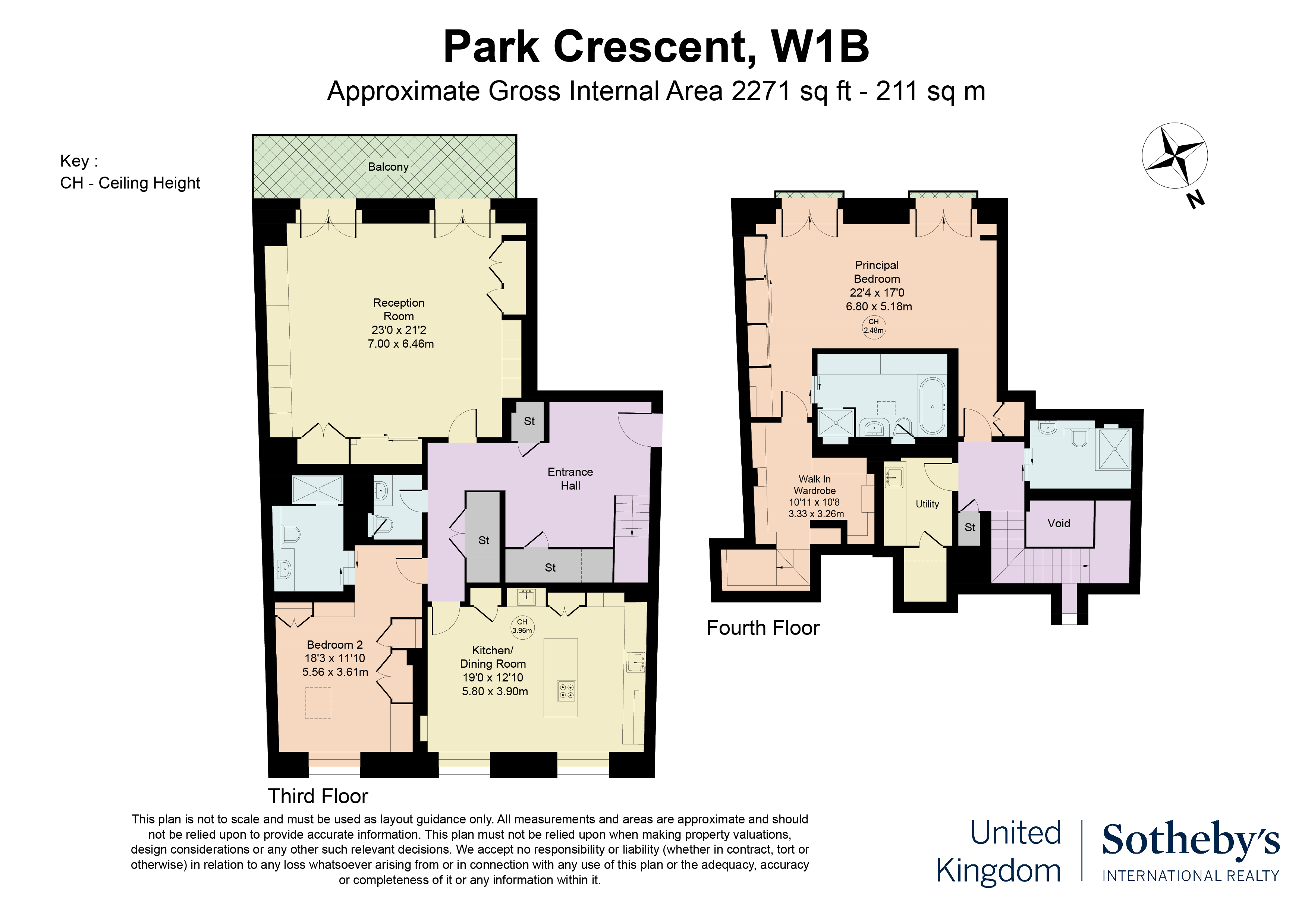 48, 20 Park Crescent, London floorplan