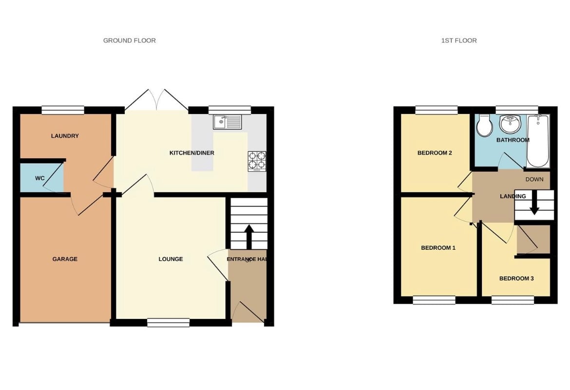 7 Chiltern Road, Swadlincote floorplan