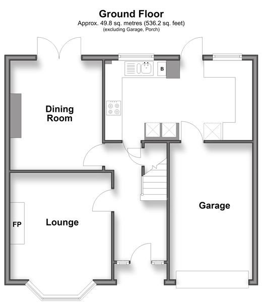 Epsom Lane South, Tadworth floorplan