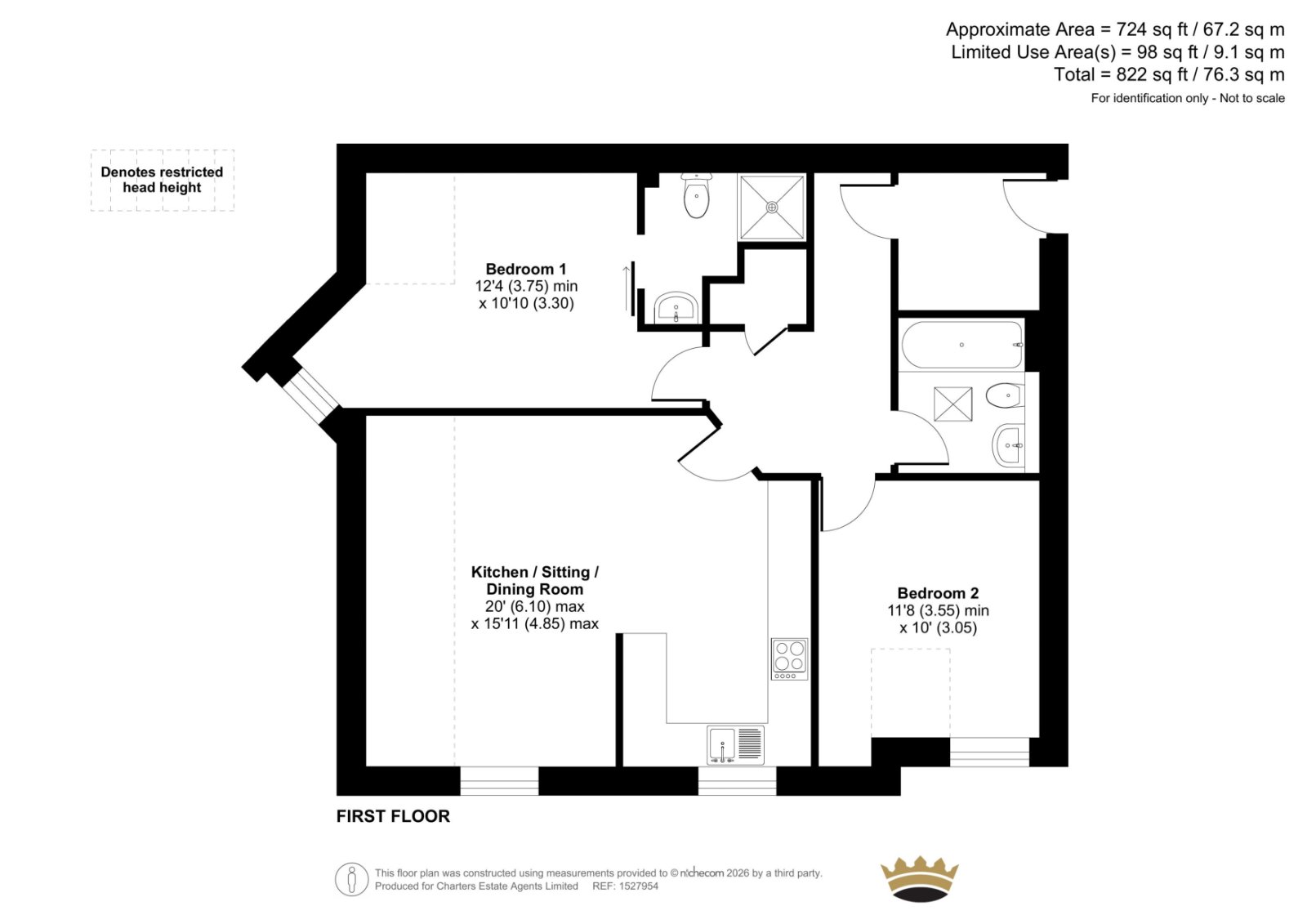 11 Palace Court,, Brook Street, Southampton floorplan