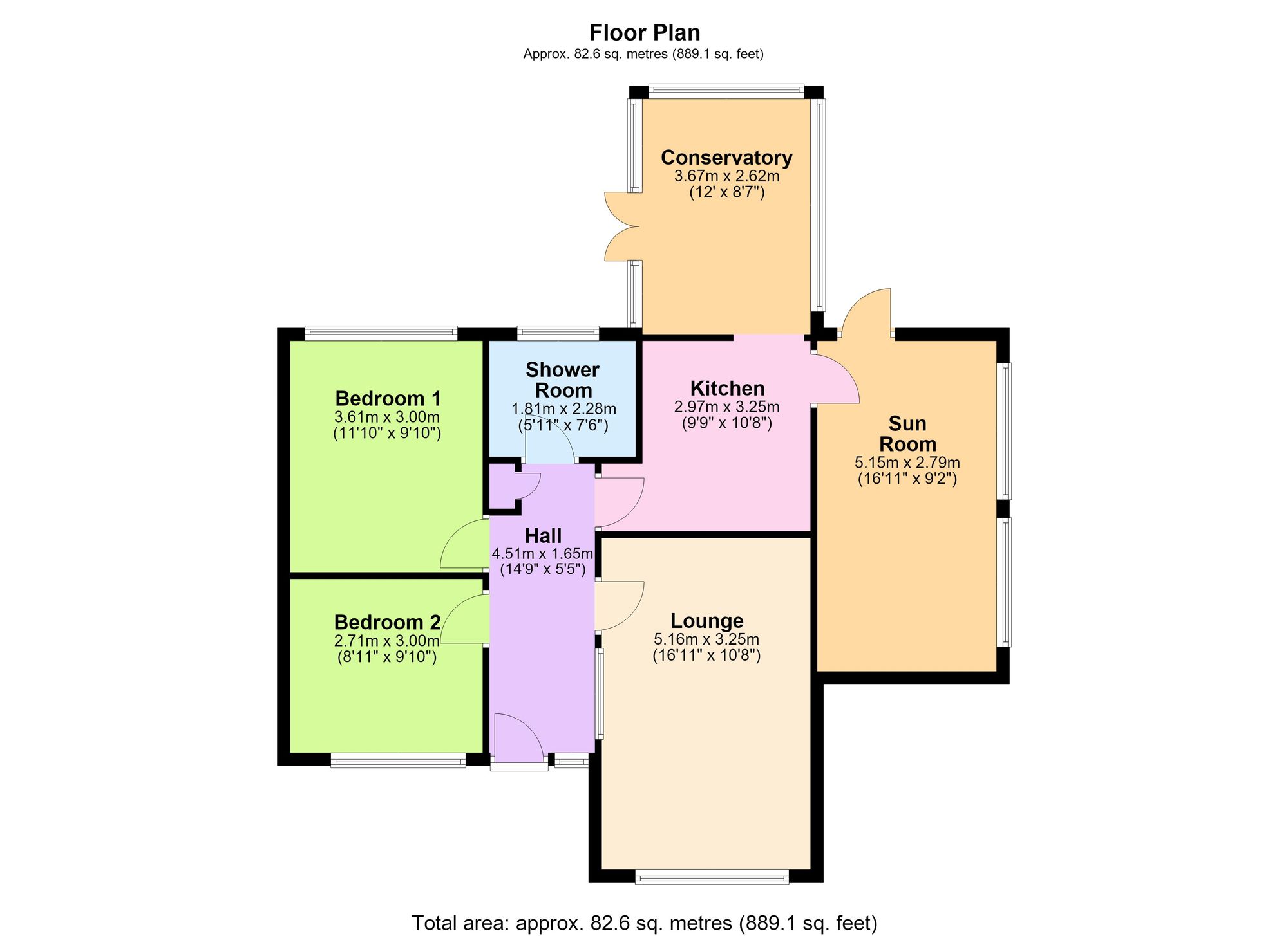 27 Pine Close, Brixham floorplan