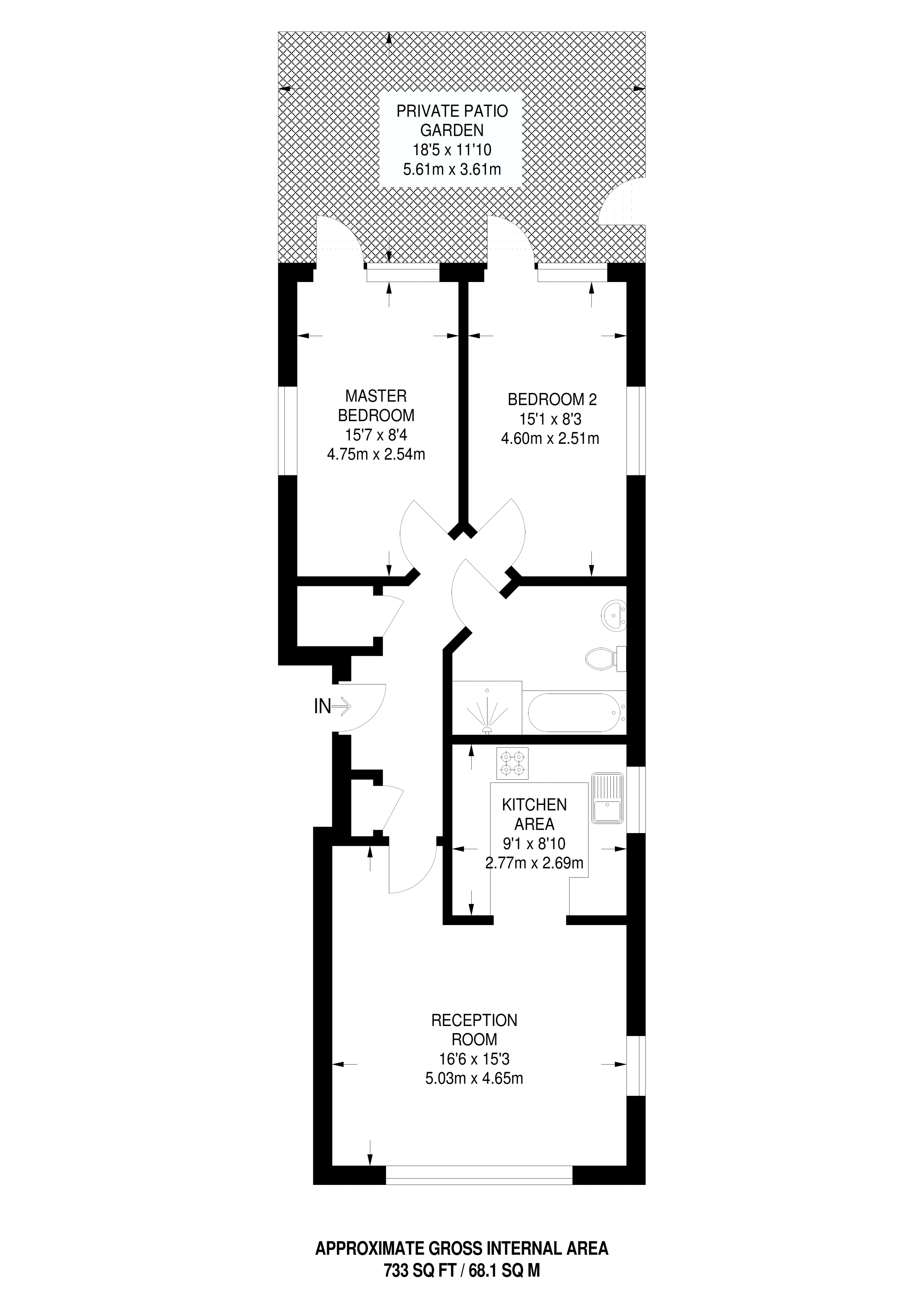 2 Bedrooms Flat for sale in Mapesbury Road, Mapesbury Estate NW2