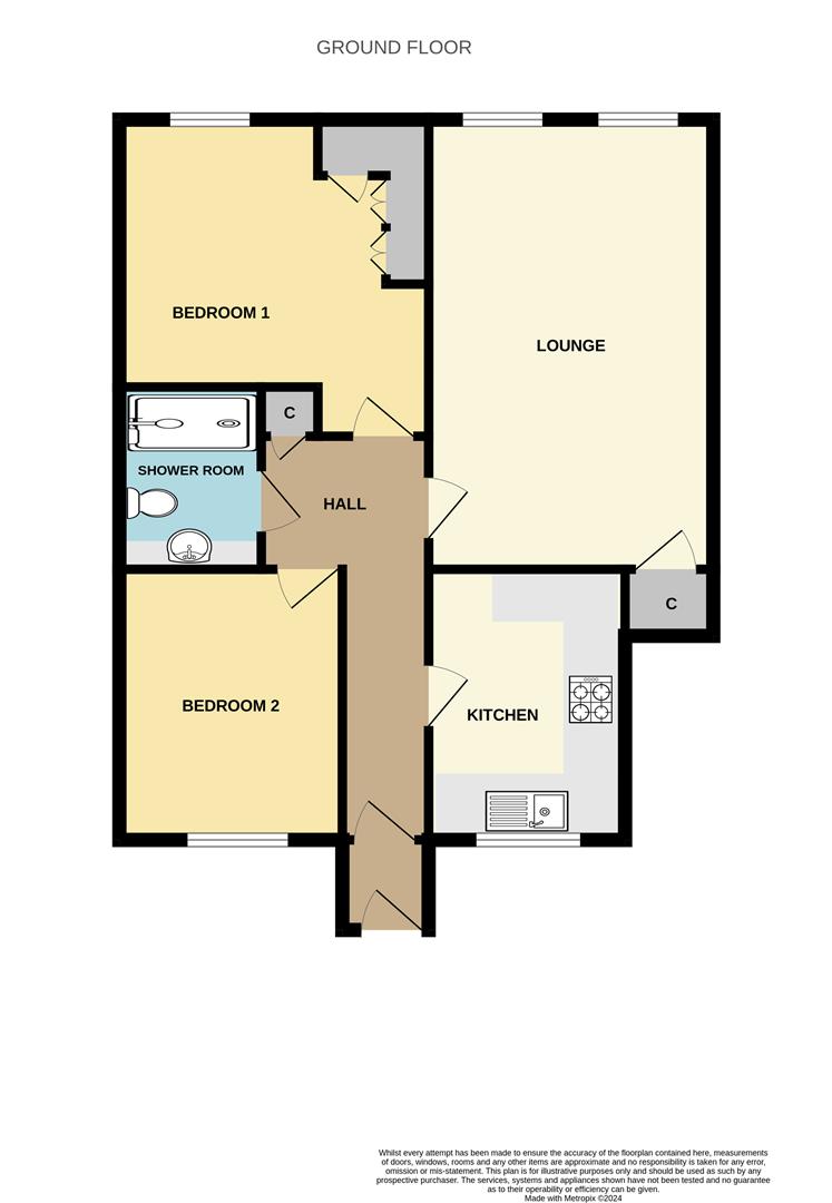 46 Tudor Court, Beverley Road, Willerby floorplan