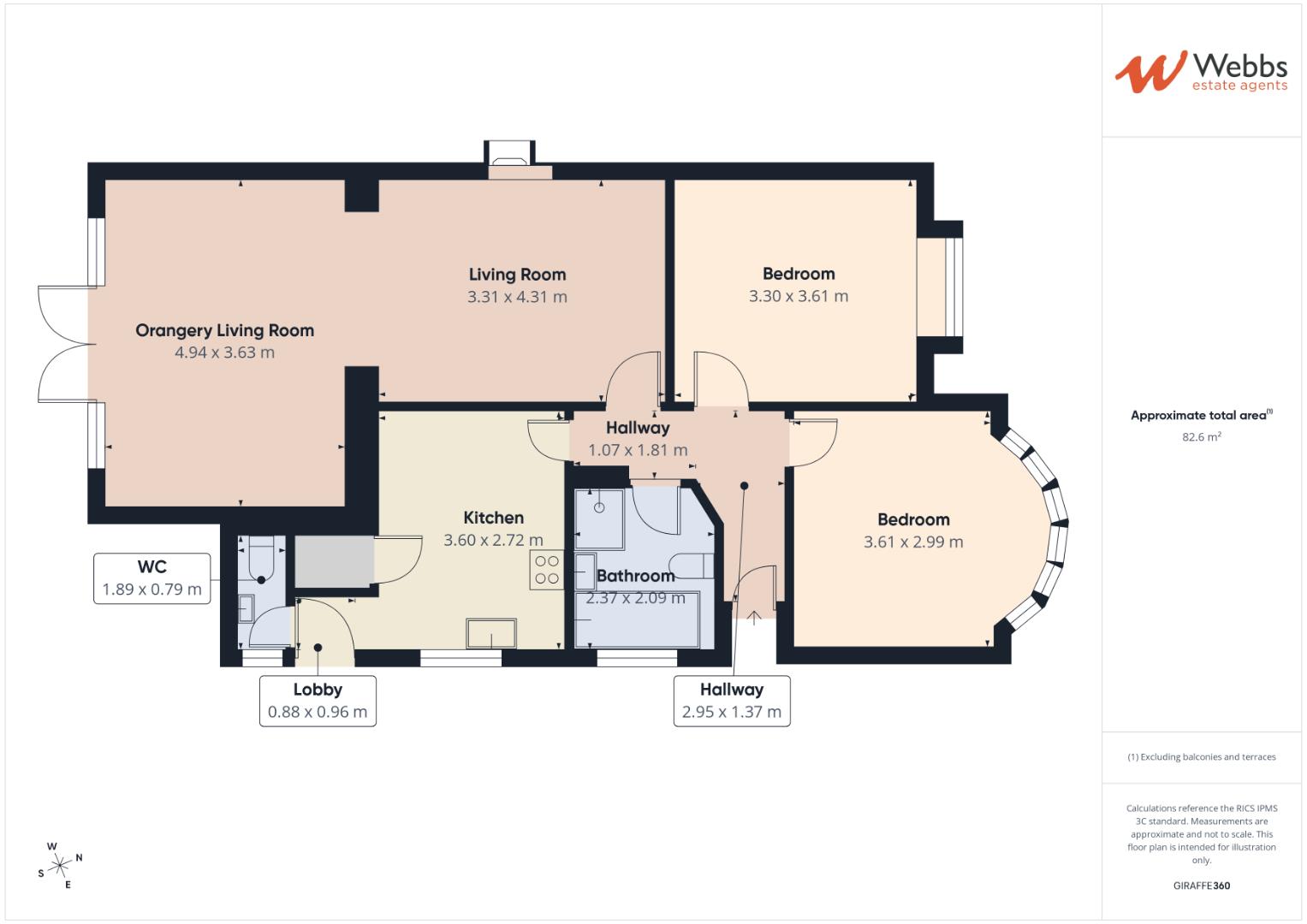 45, Harborough Drive, Walsall floorplan