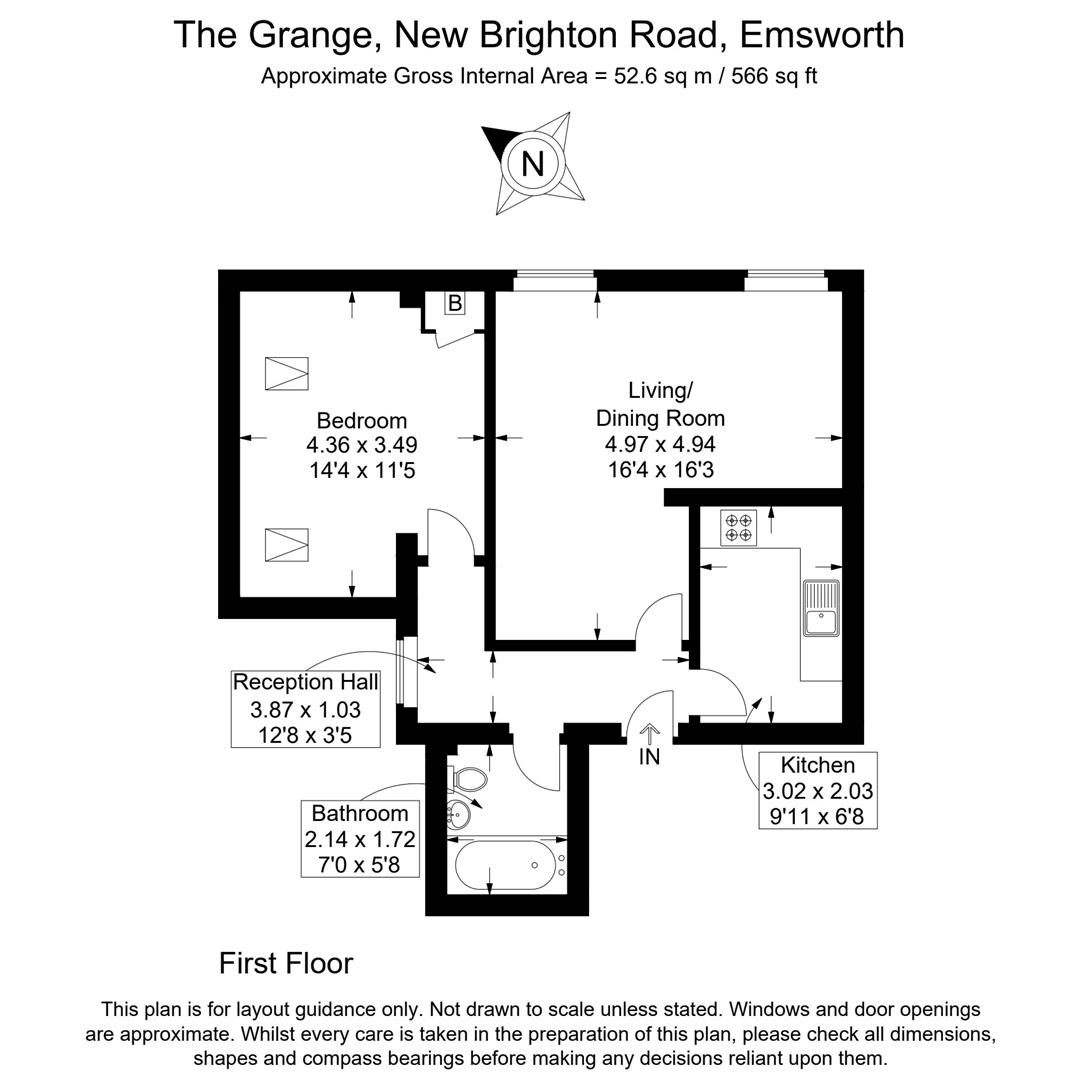 10, 39, New Brighton Road, Emsworth floorplan