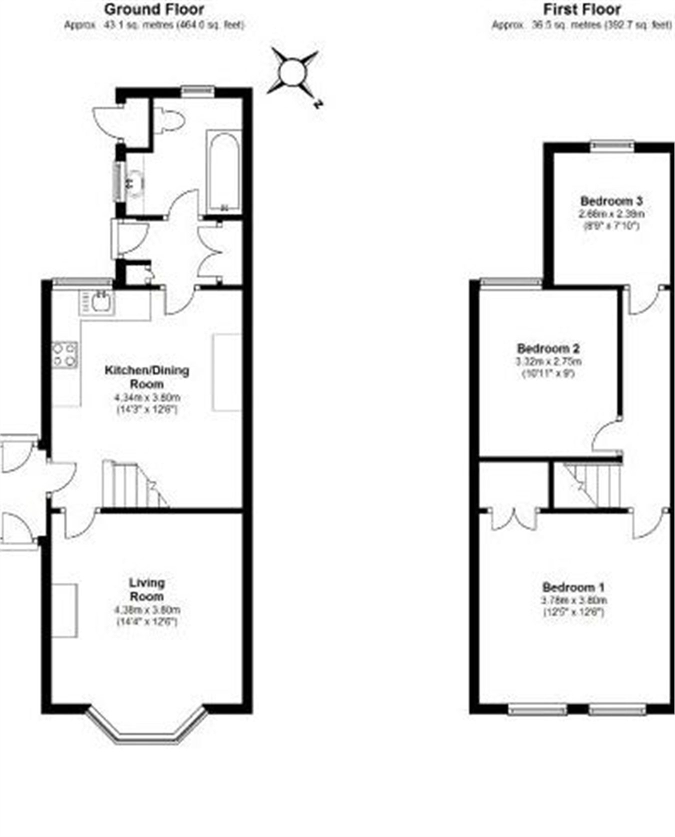 3 Bedrooms Semi-detached house to rent in Hersham Road, Hersham, Walton-On-Thames KT12