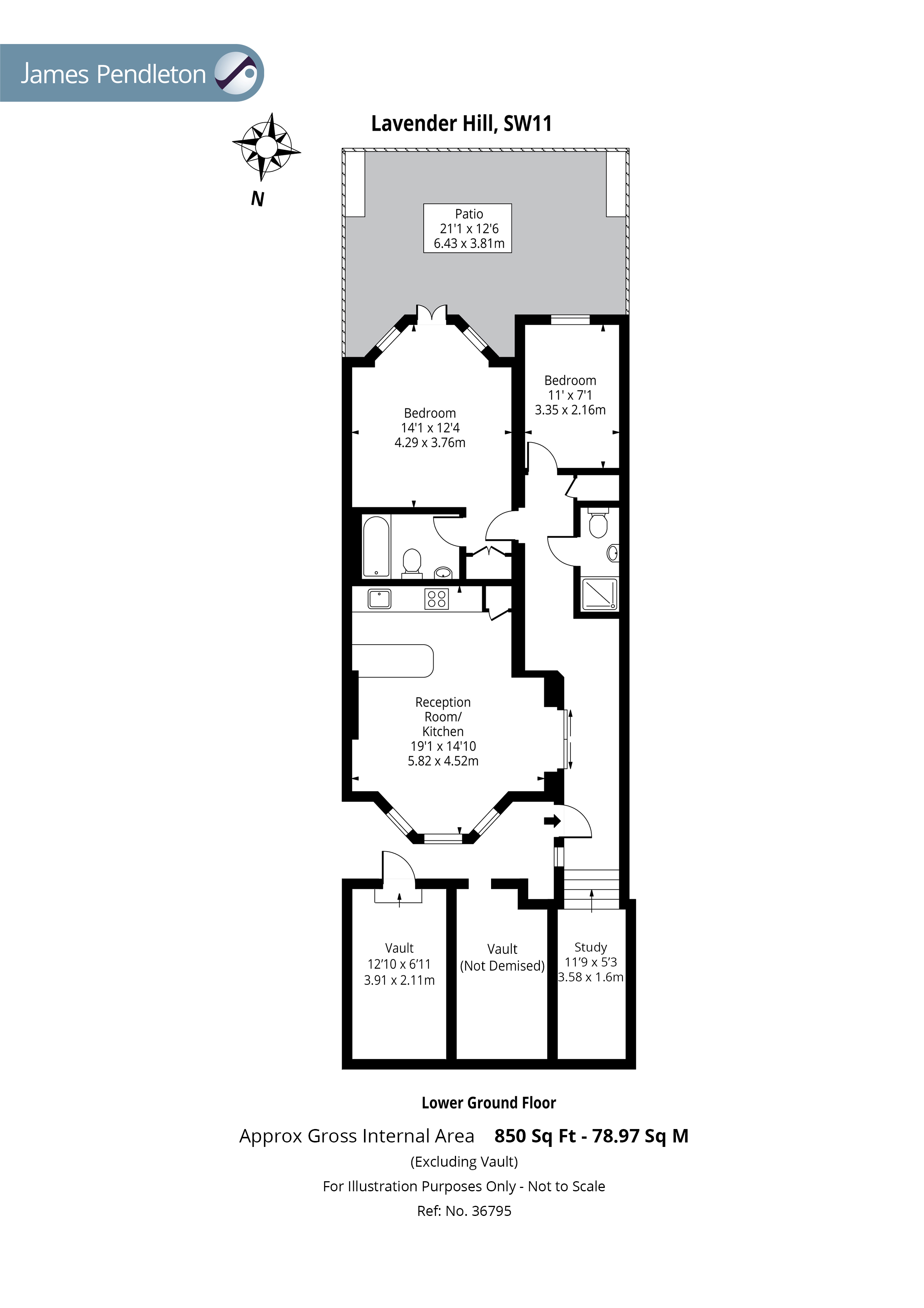 2 Bedrooms Flat for sale in Lavender Hill, Battersea SW11