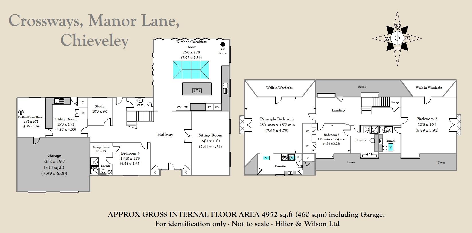CROSSWAYS, Manor Lane, Chieveley Newbury floorplan
