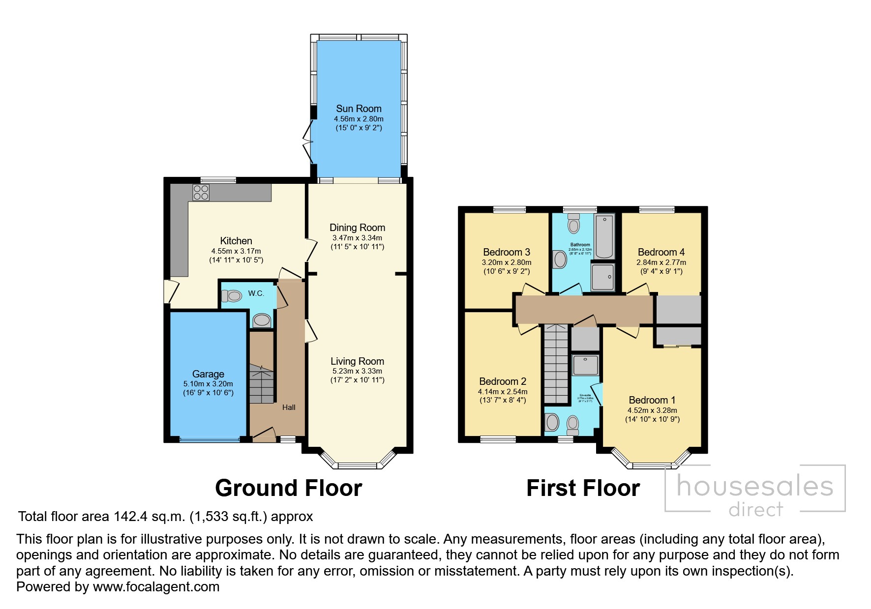 27, Birch Court, Wrexham floorplan
