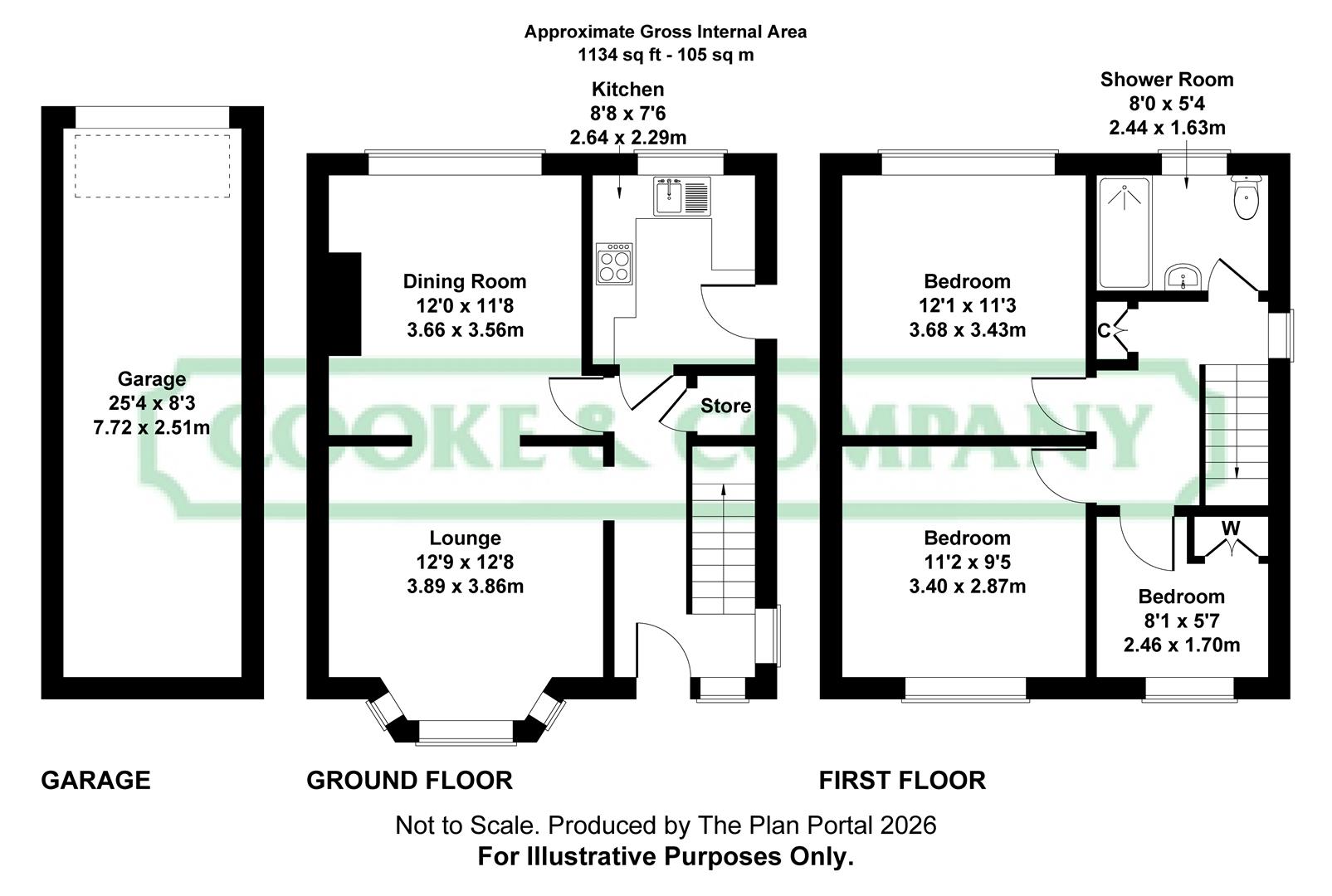 Meynell Drive, Leigh floorplan