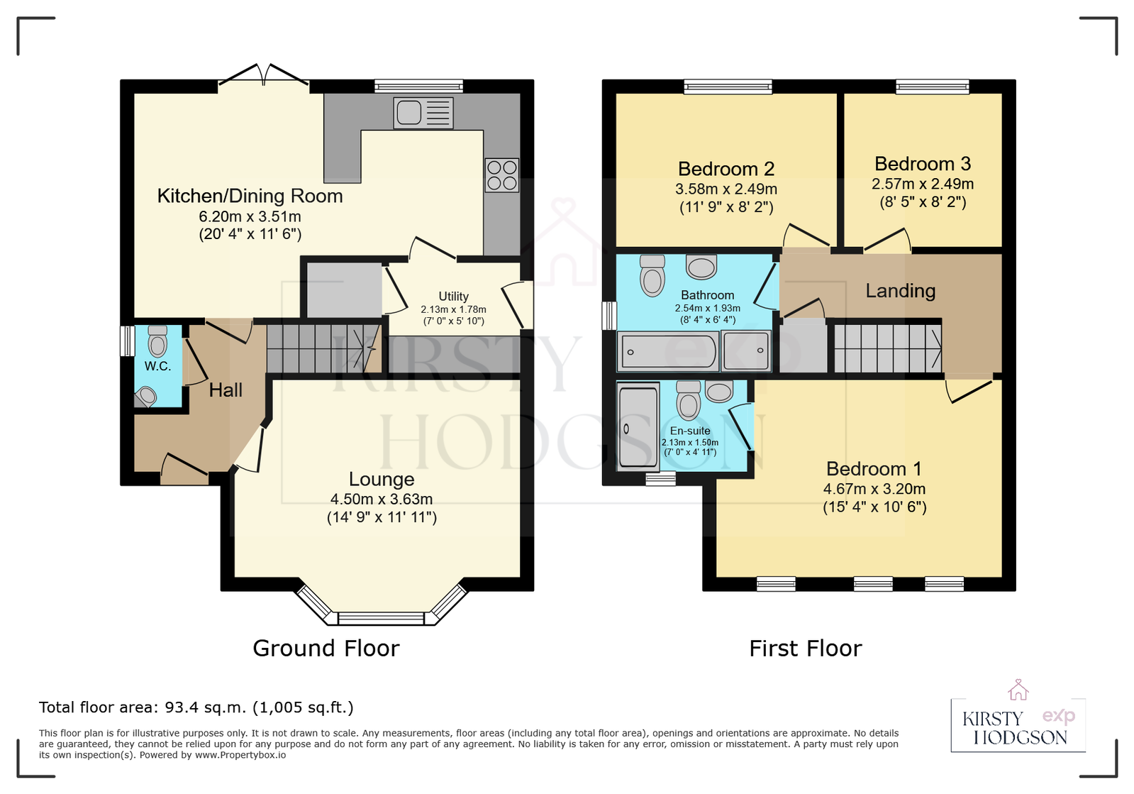 18, School Row, Prudhoe floorplan