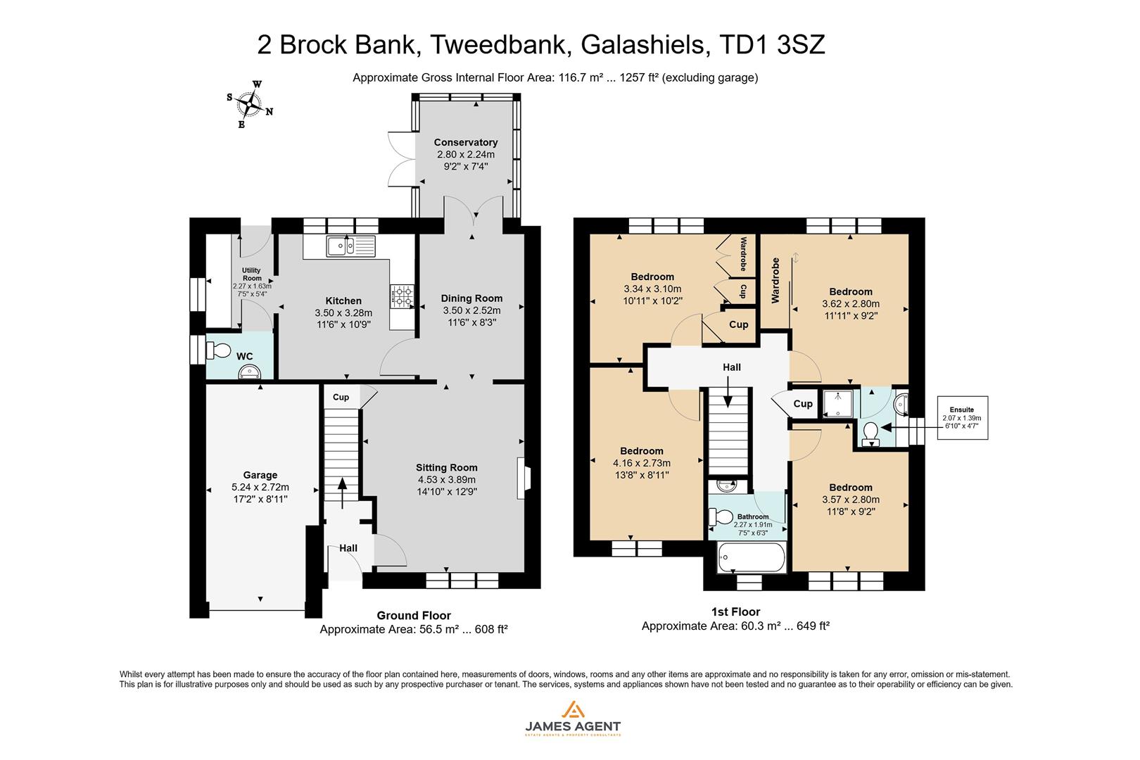 2, Brock Bank, Galashiels floorplan