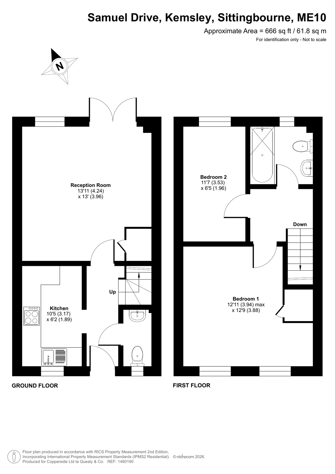 37, Samuel Drive, Sittingbourne floorplan