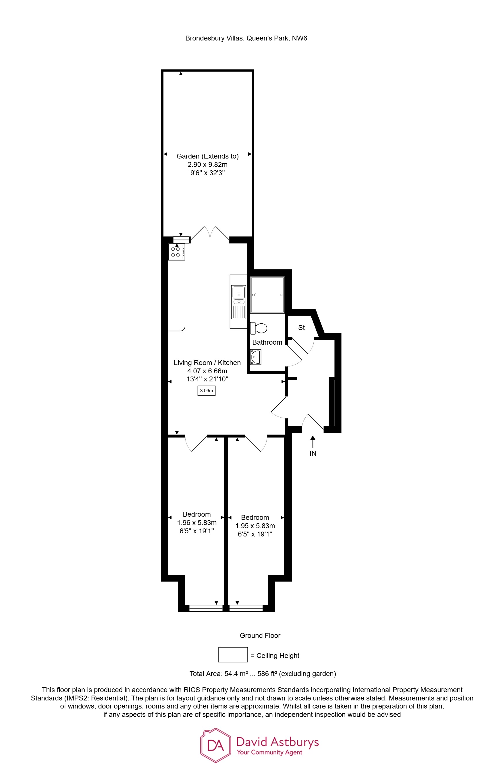 Brondesbury Villas, Queen's Park floorplan