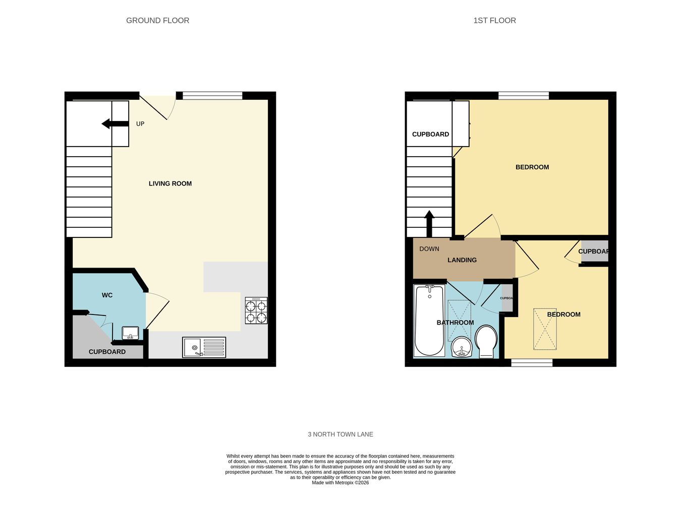 2, North Town Lane, Taunton floorplan