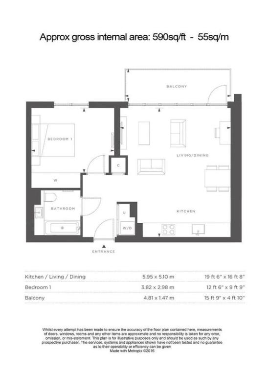 80, Wood Lane, London floorplan