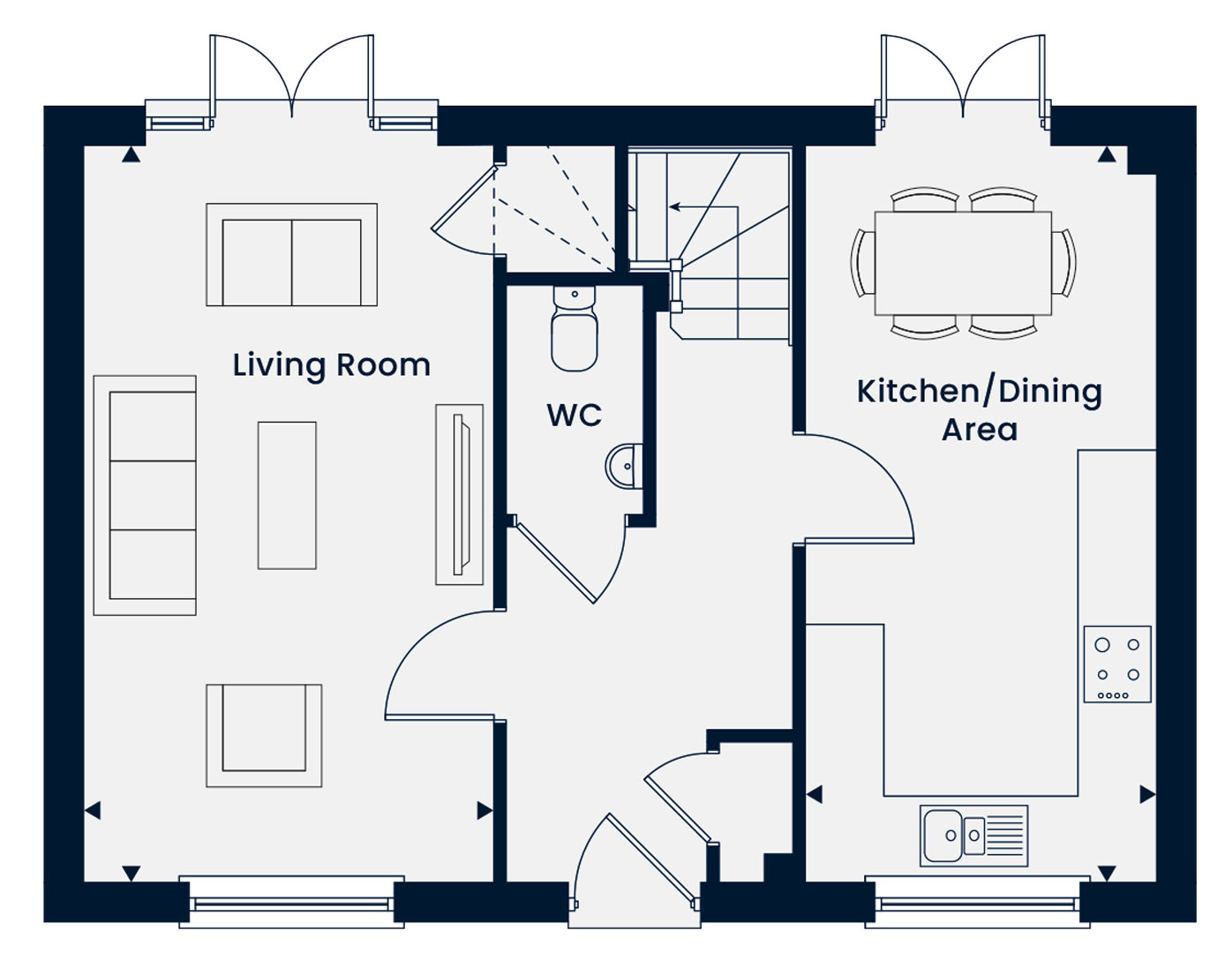 212, Linacre Road, Chesterfield floorplan