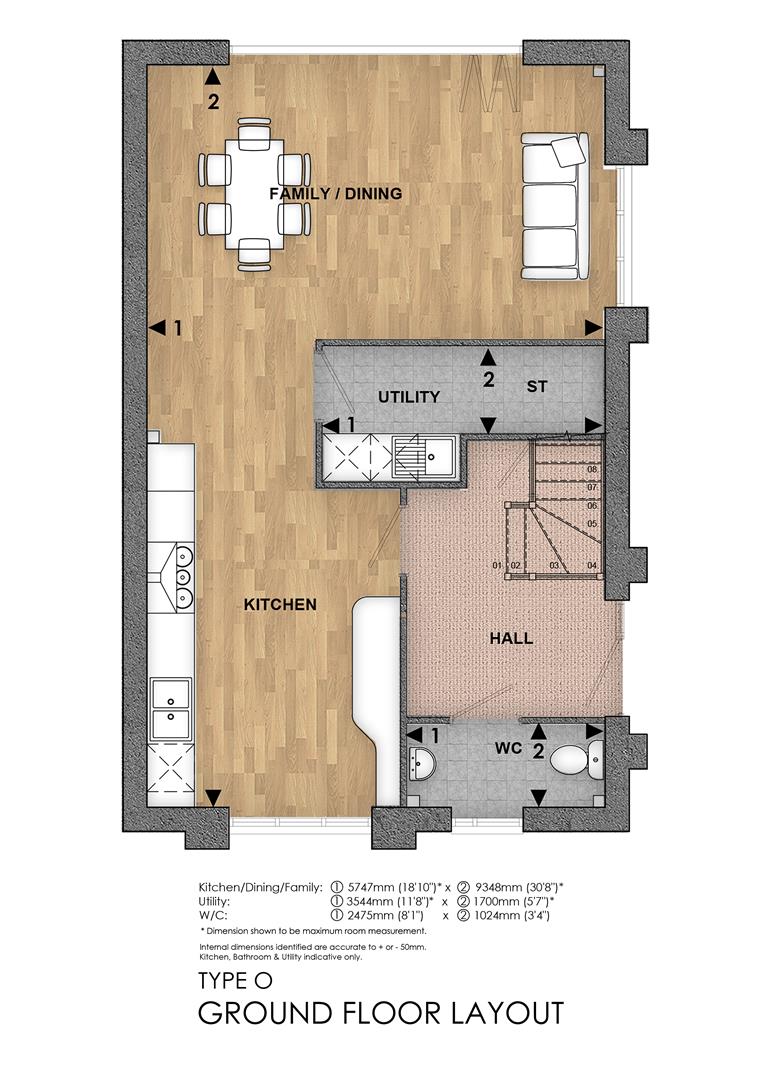 New home, 4 bed detached house for sale in Plot 1 'millthorpe