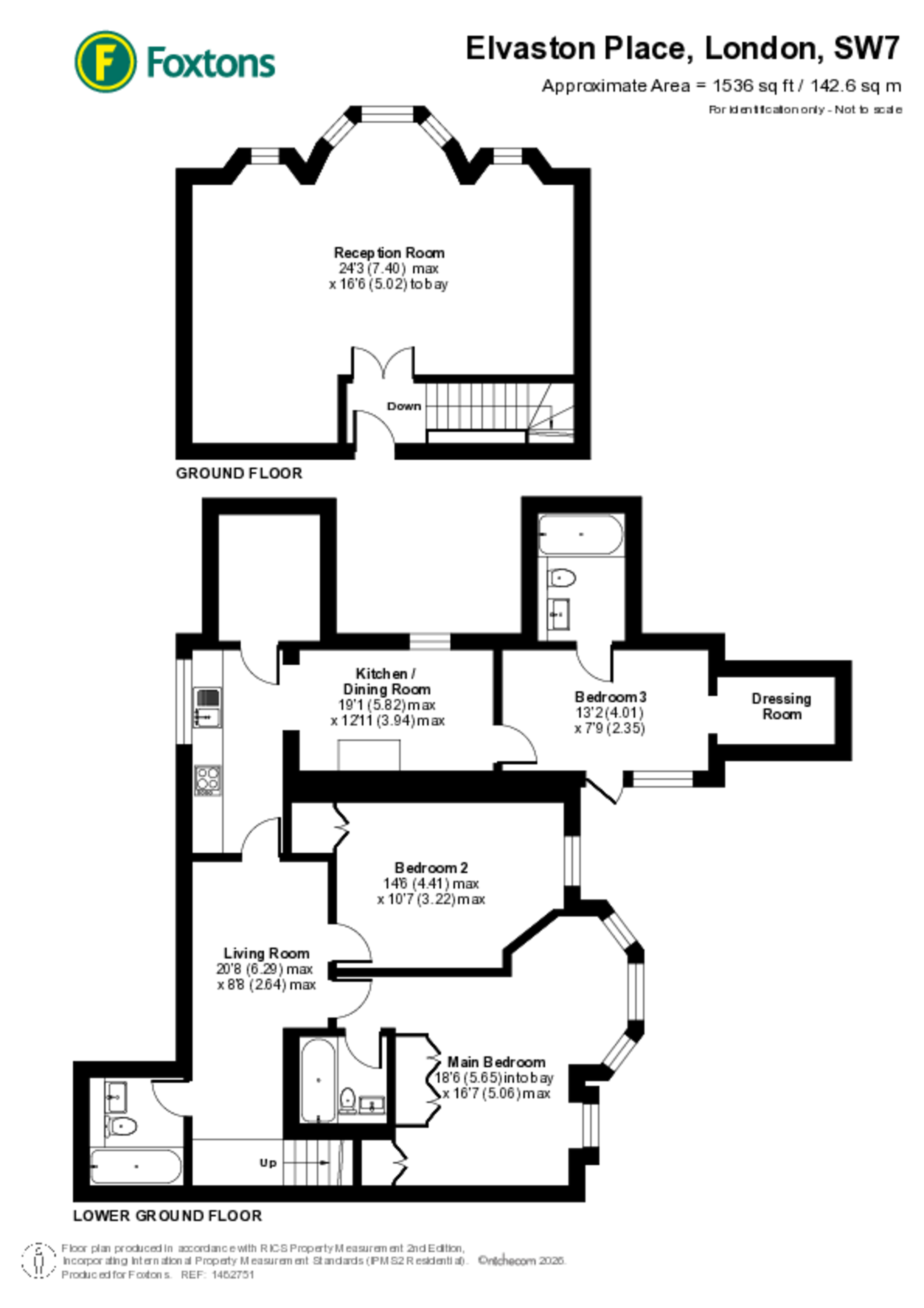 Elvaston Place, South Kensington floorplan