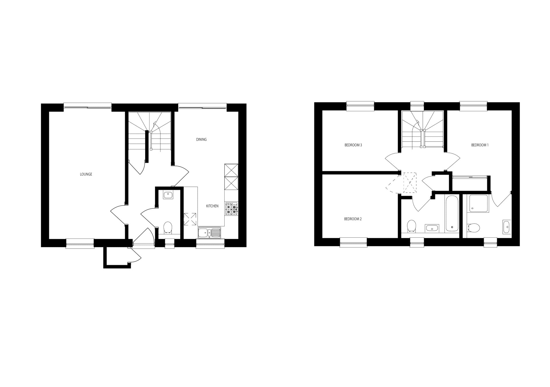 Plot 68 The Tonnow,, Gwel Trelulla, Helston floorplan